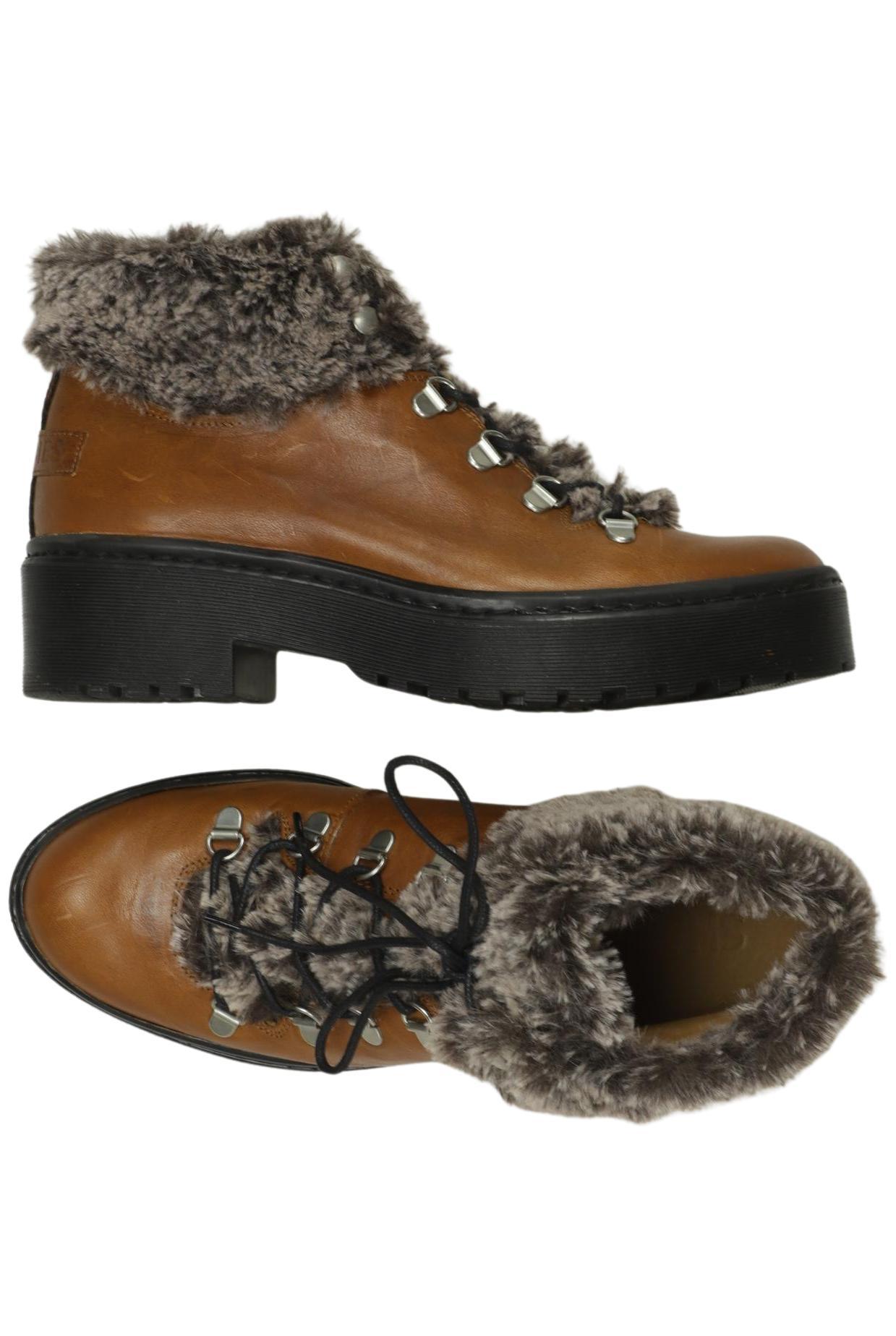 

Shabbies Amsterdam Damen Stiefelette, braun, Gr. 38