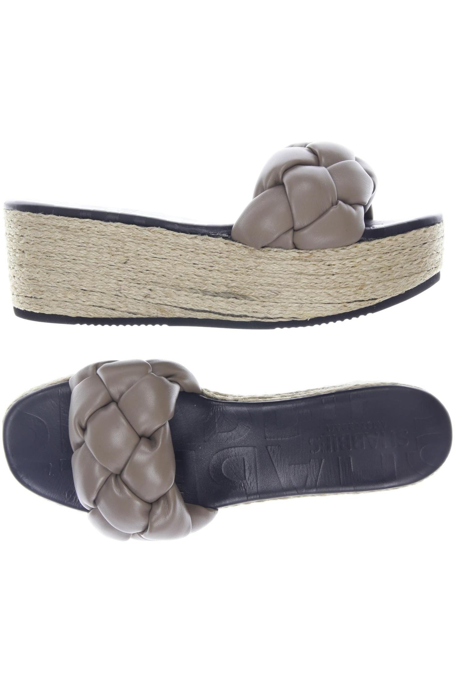 

Shabbies Amsterdam Damen Sandale, grau, Gr. 42