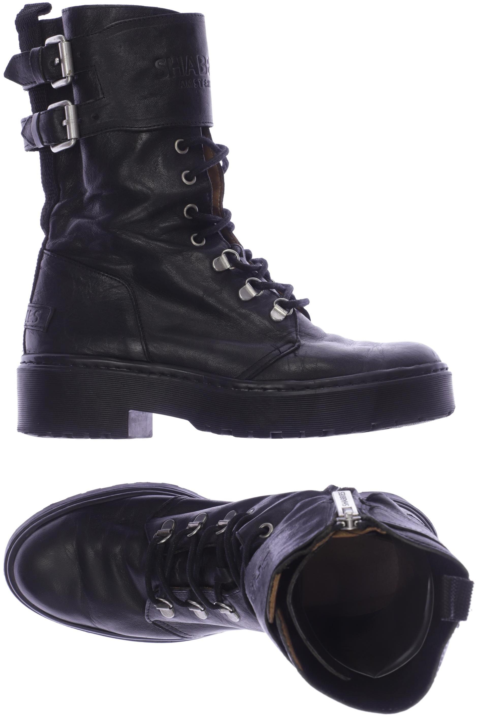 

Shabbies Amsterdam Damen Stiefelette, schwarz, Gr. 38