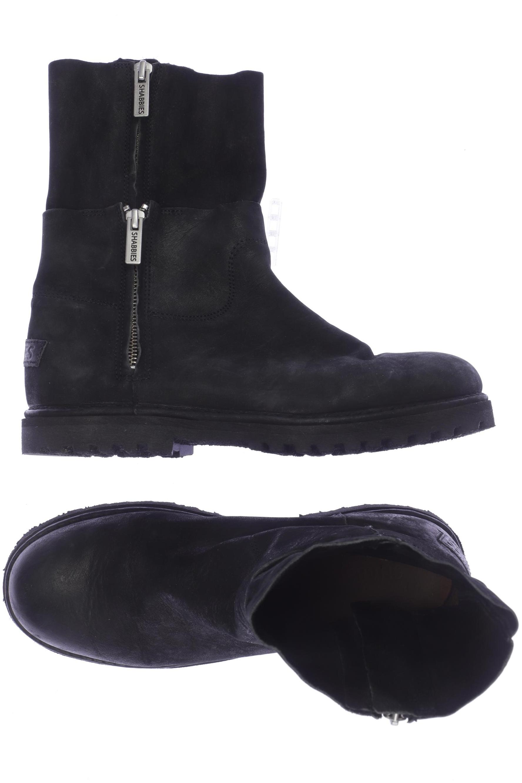 

Shabbies Amsterdam Damen Stiefelette, schwarz, Gr. 39