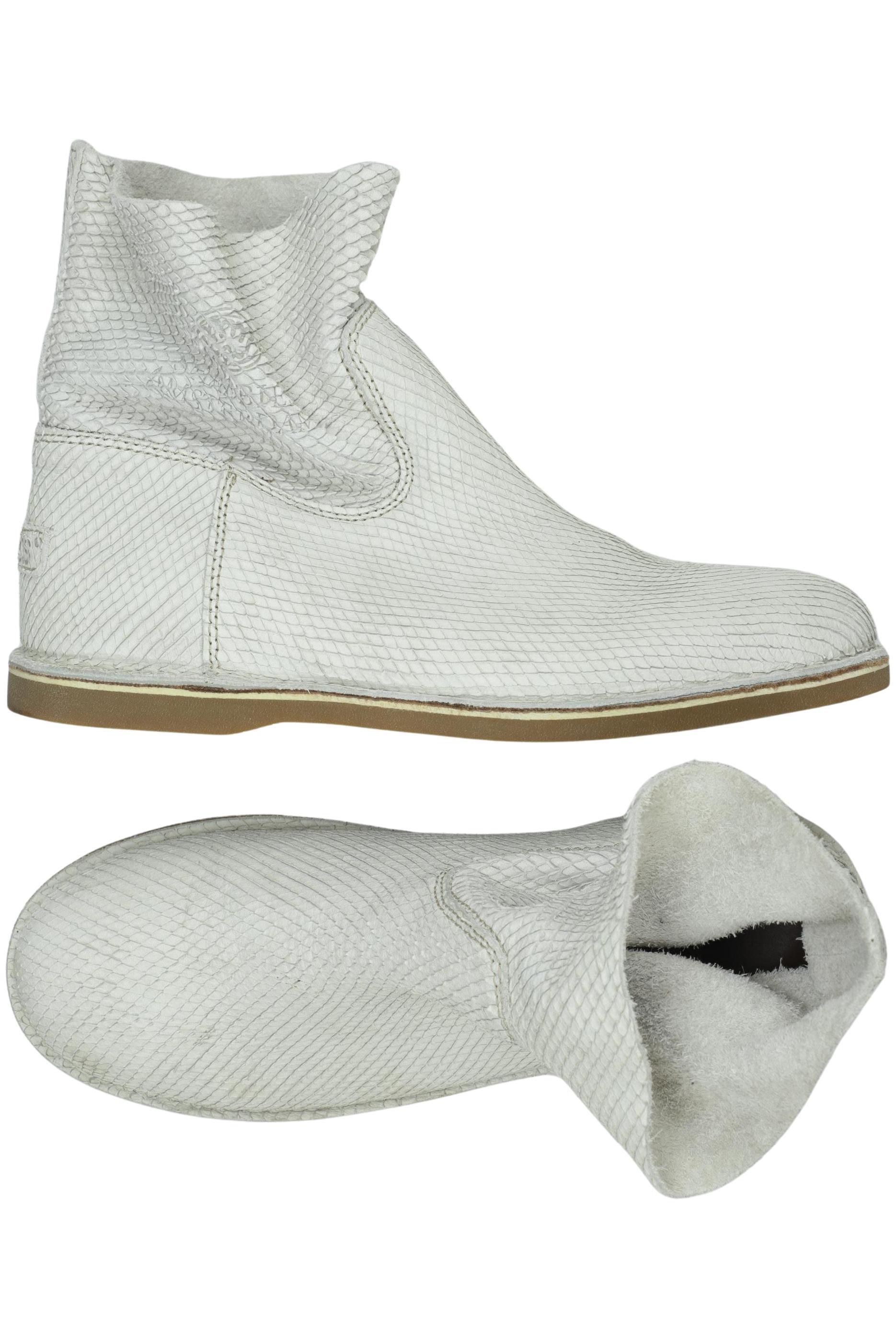 

Shabbies Amsterdam Damen Stiefelette, cremeweiß, Gr. 40