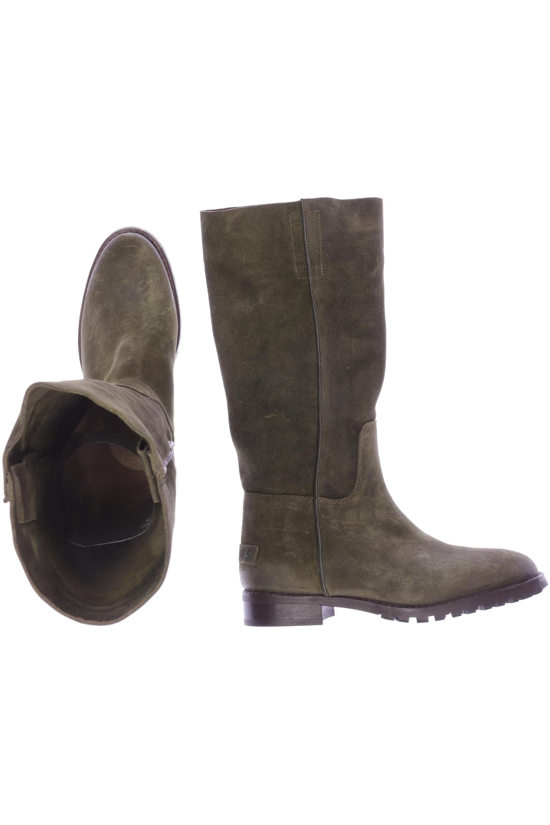 

Shabbies Amsterdam Damen Stiefel, grün, Gr. 36