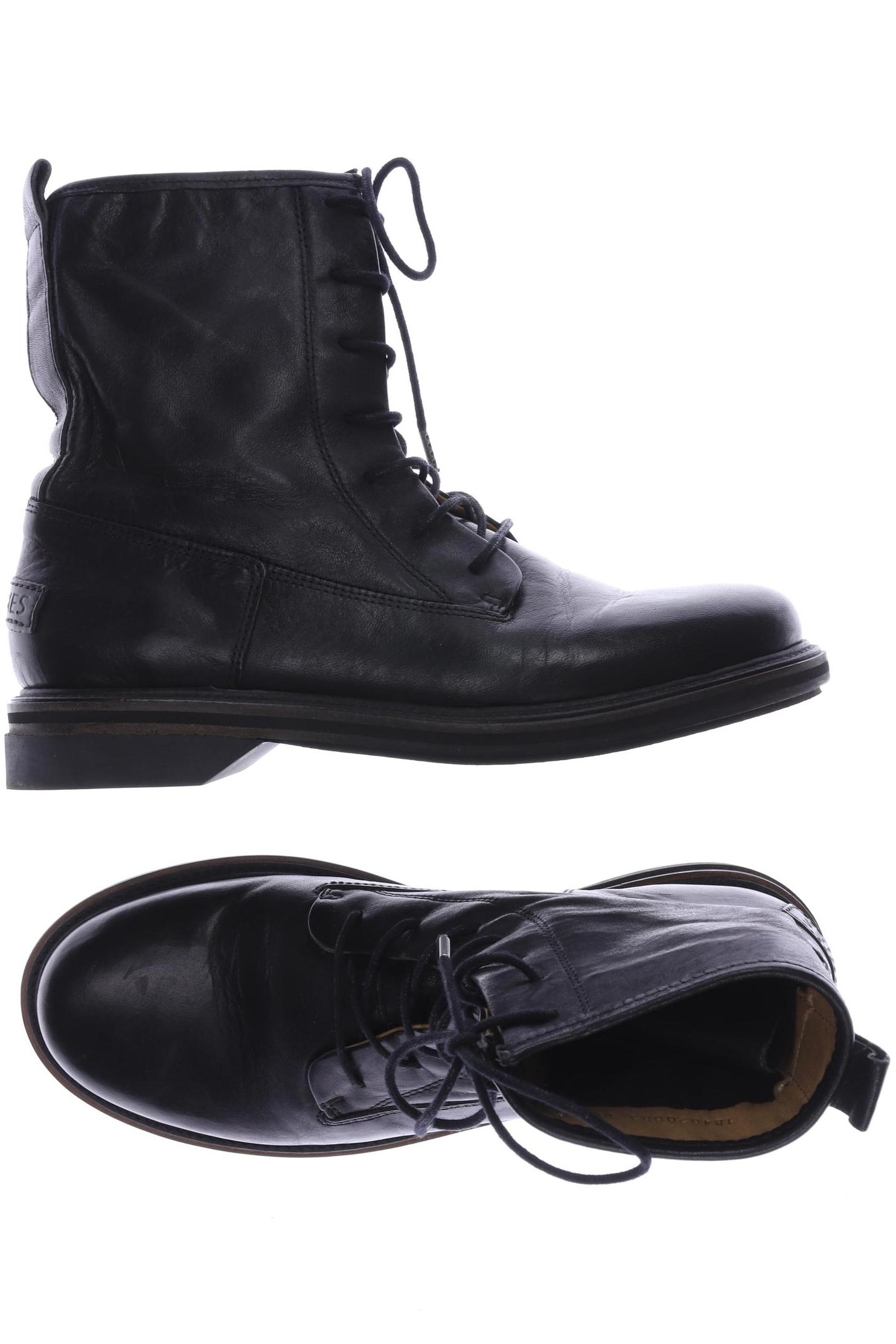 

Shabbies Amsterdam Damen Stiefelette, schwarz
