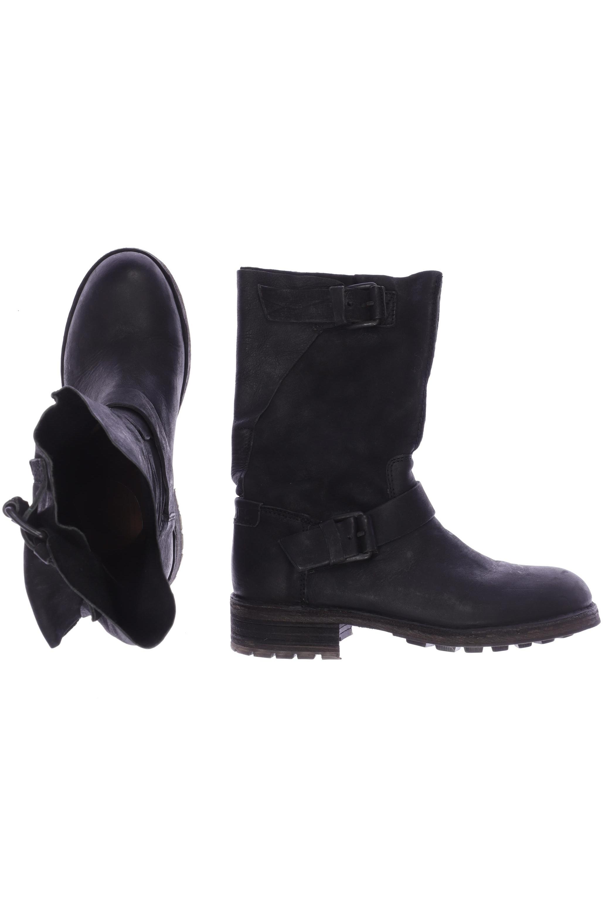 

Shabbies Amsterdam Damen Stiefelette, schwarz