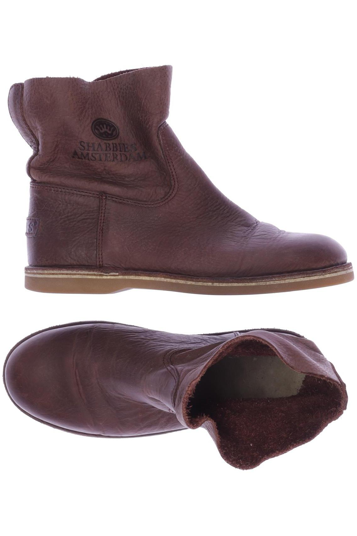 

Shabbies Amsterdam Damen Stiefelette, bordeaux, Gr. 37