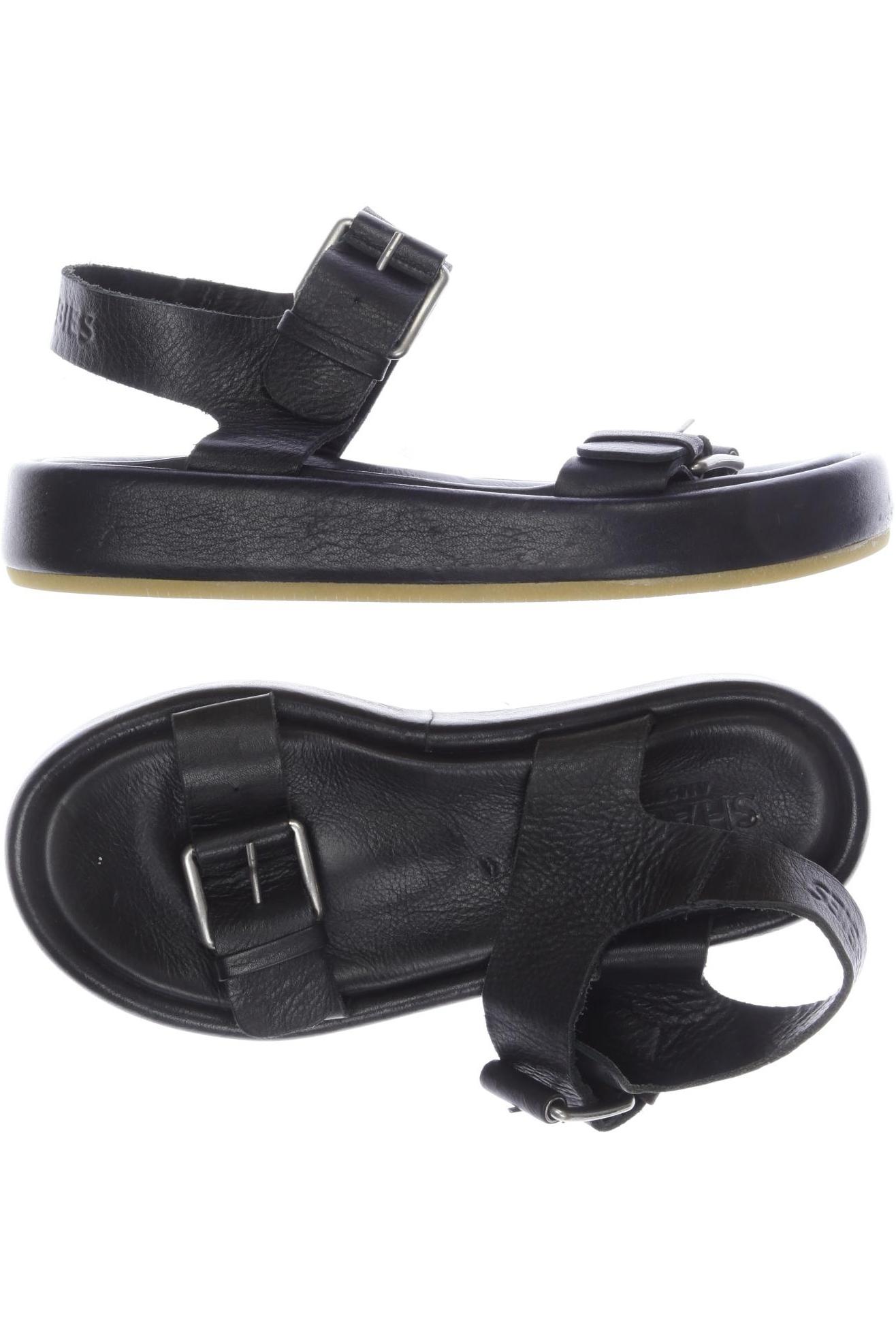 

Shabbies Amsterdam Damen Sandale, schwarz, Gr. 38