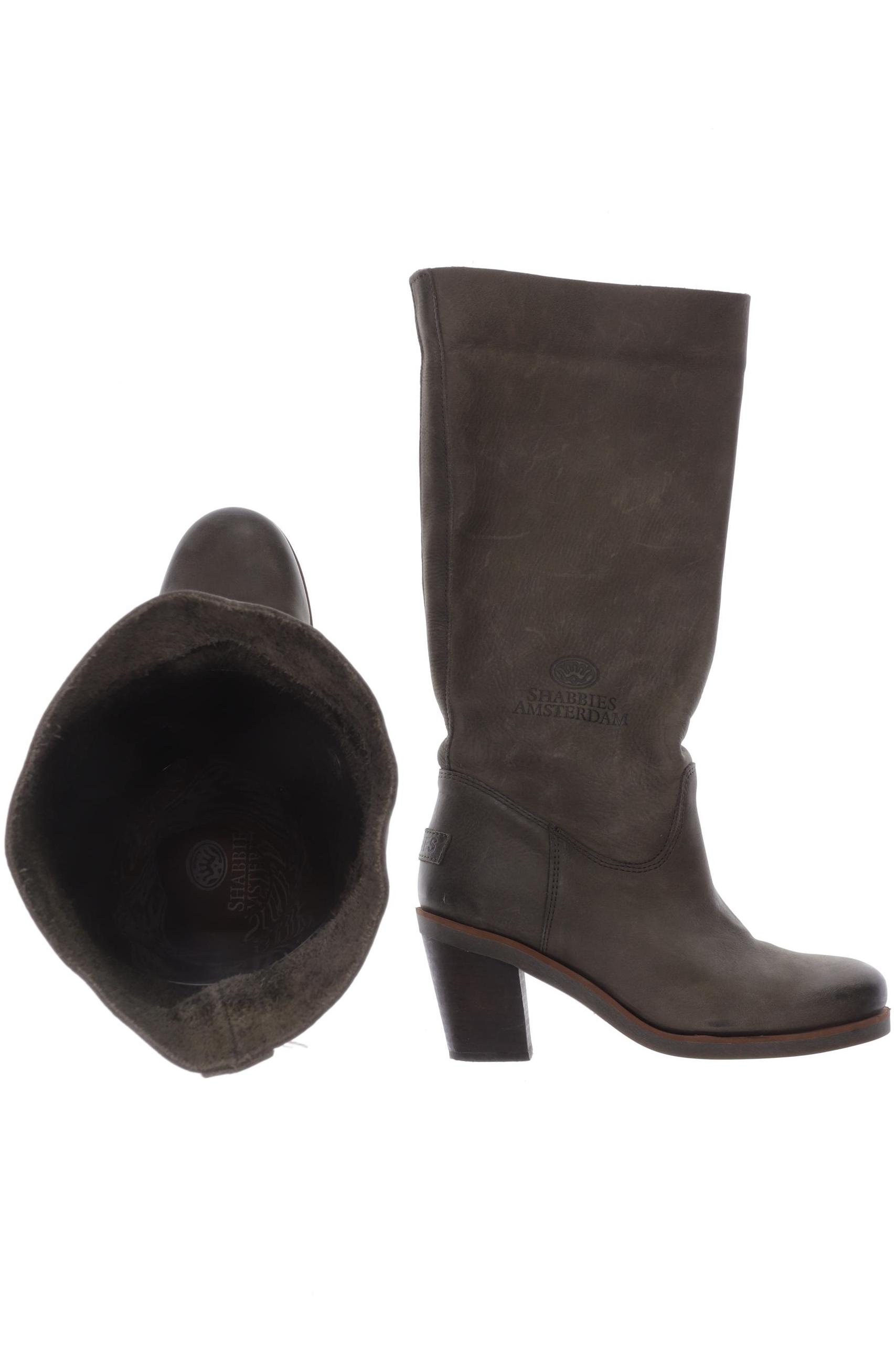 

Shabbies Amsterdam Damen Stiefel, grün, Gr. 37