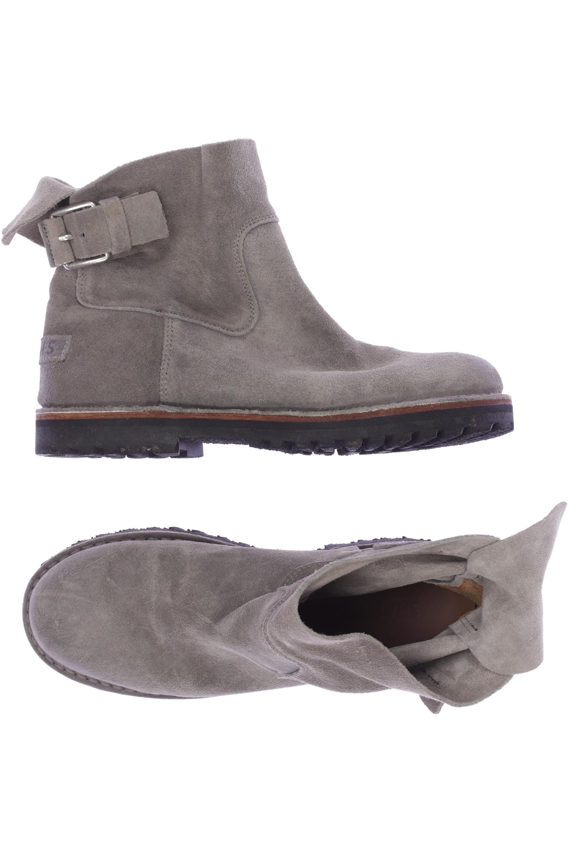 

Shabbies Amsterdam Damen Stiefelette, grau, Gr. 38