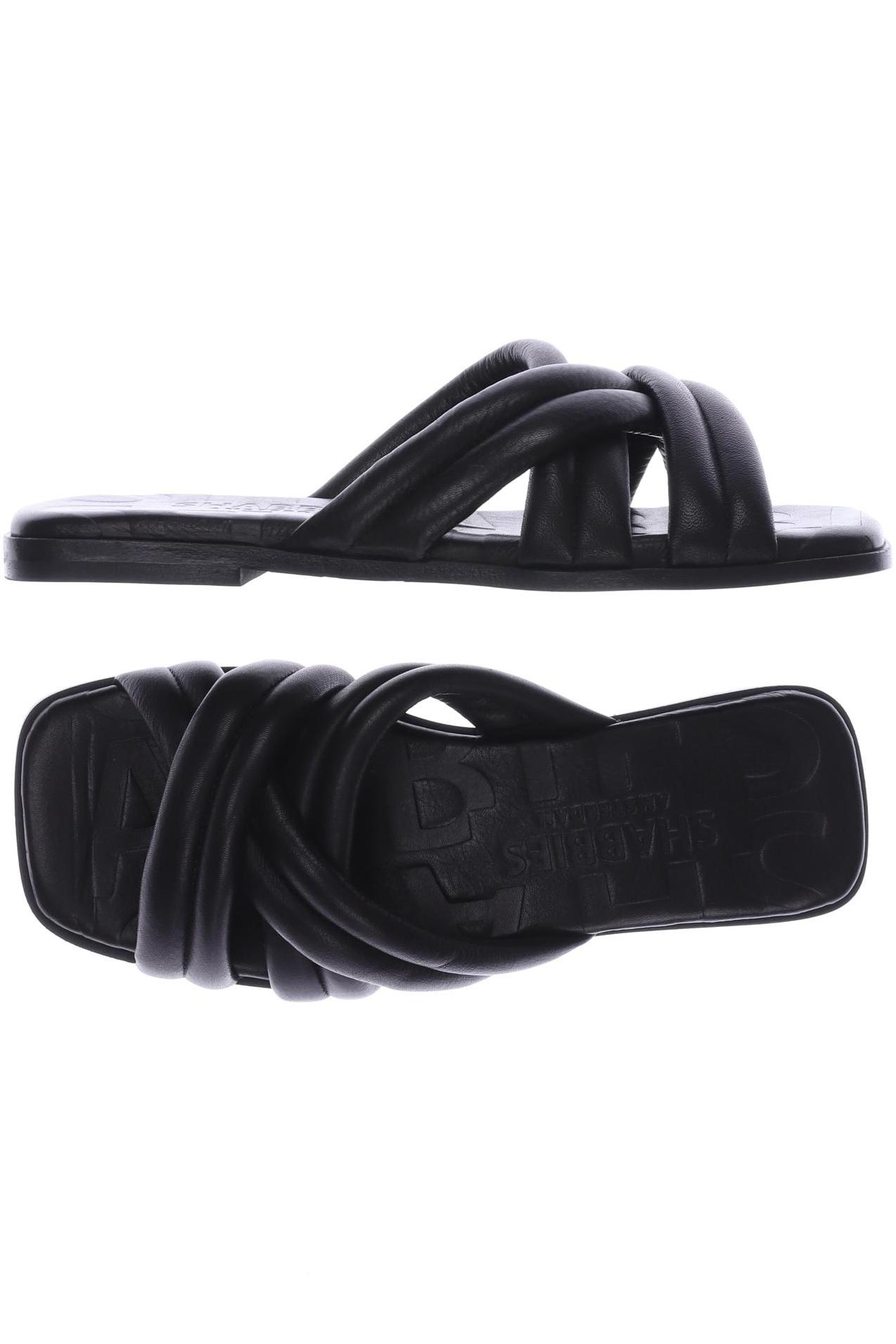 

Shabbies Amsterdam Damen Sandale, schwarz