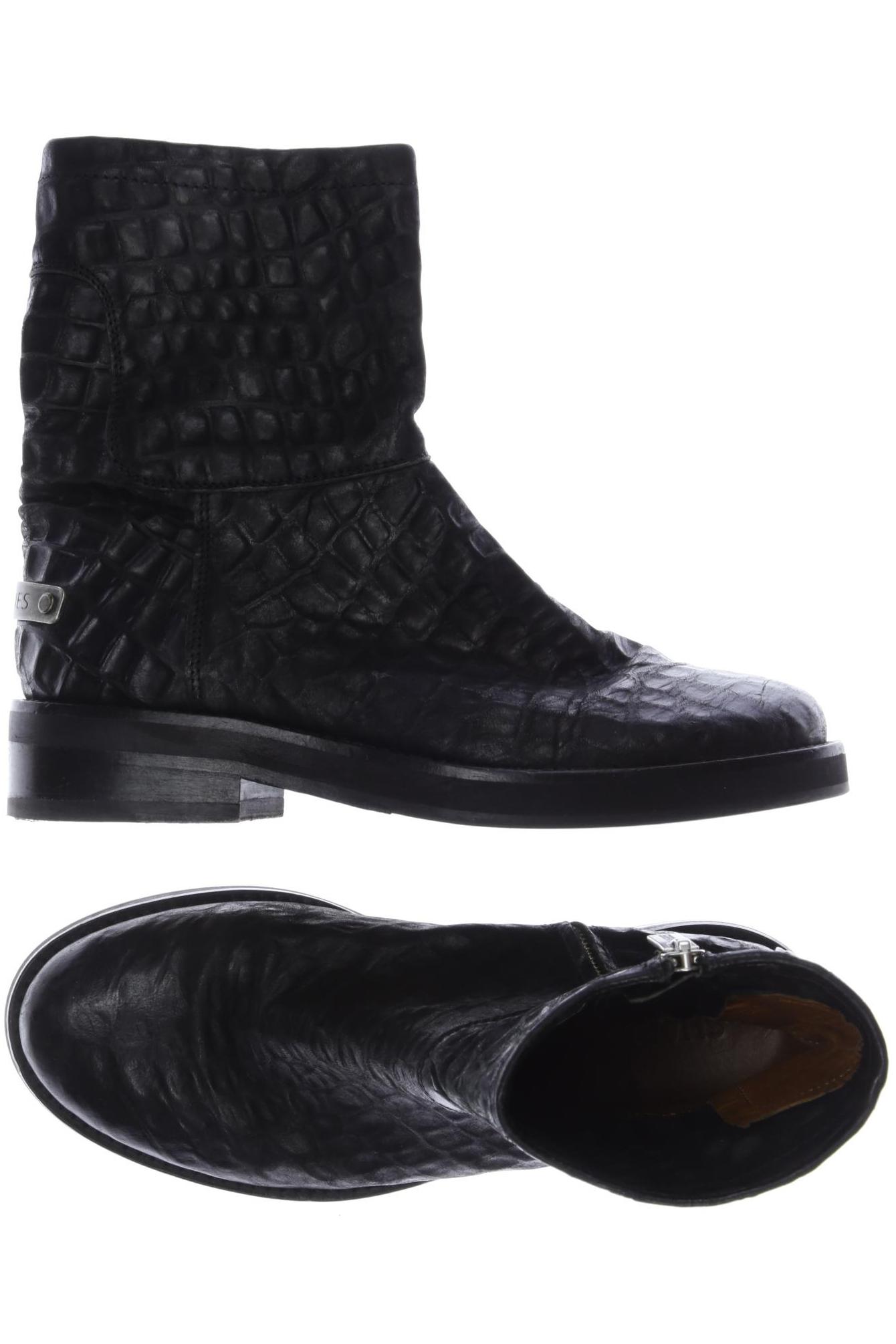 

Shabbies Amsterdam Damen Stiefelette, schwarz, Gr. 38