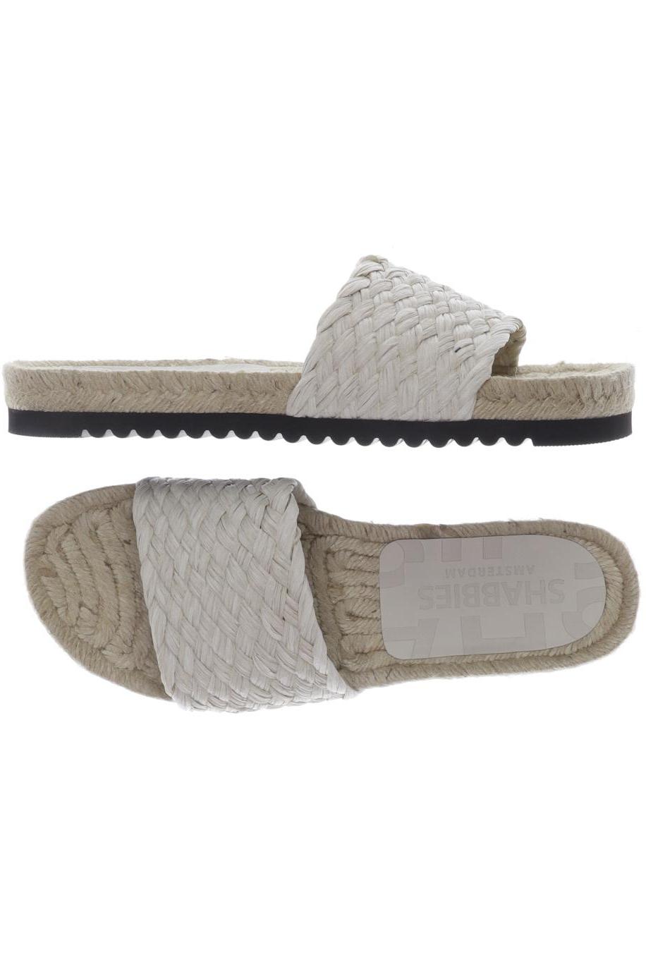 

Shabbies Amsterdam Damen Sandale, cremeweiß, Gr. 38