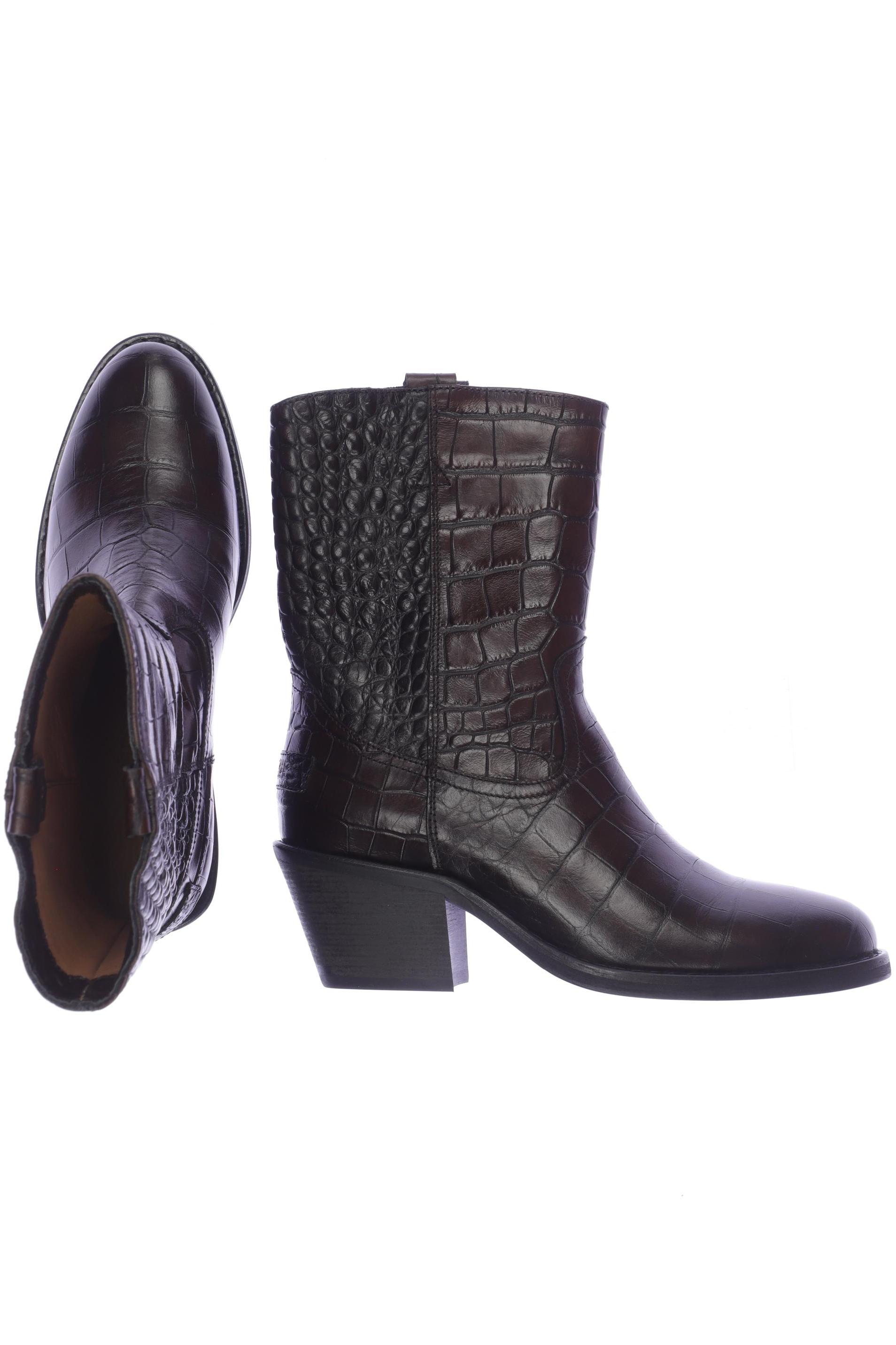 

Shabbies Amsterdam Damen Stiefelette, braun, Gr. 36