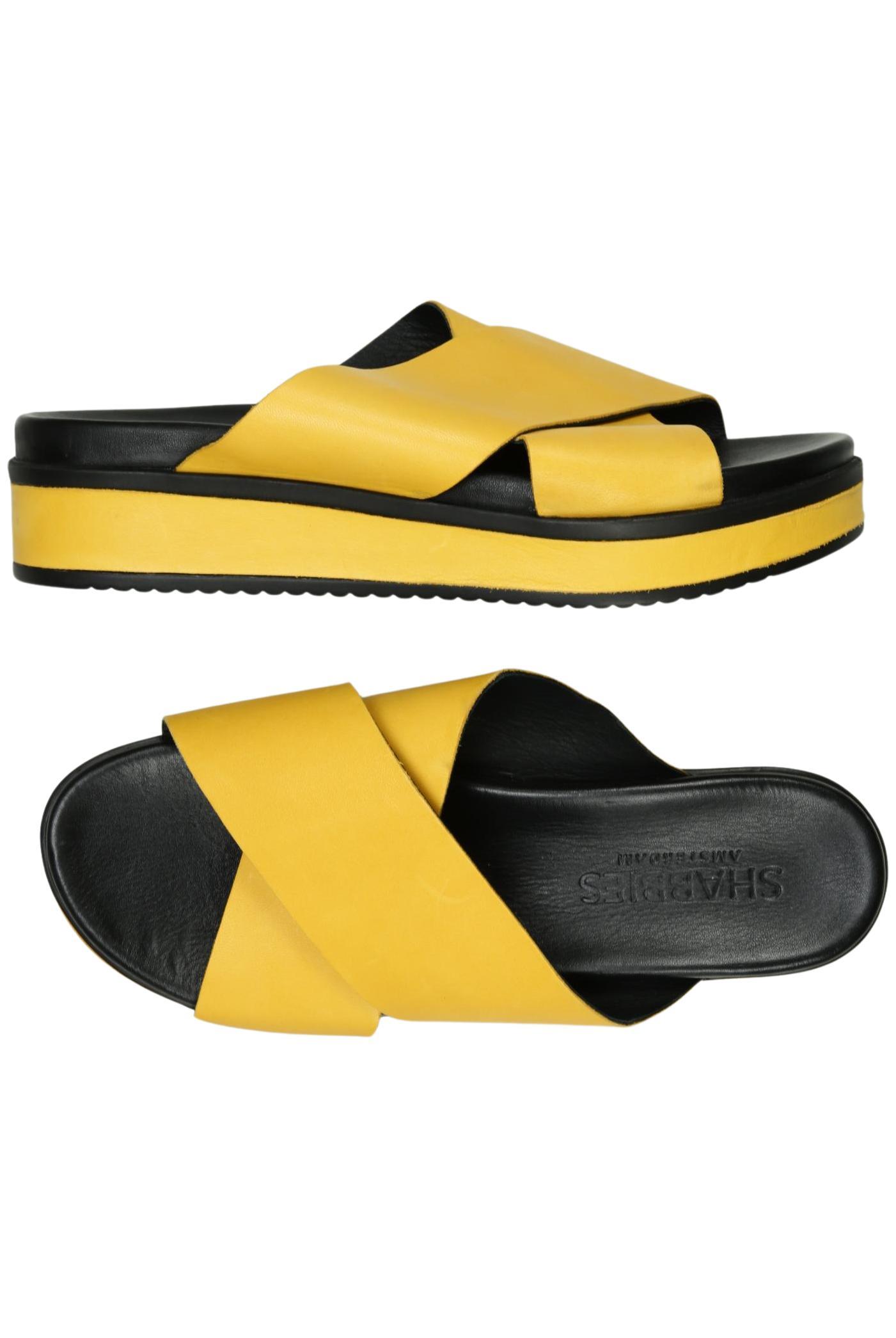 

Shabbies Amsterdam Damen Sandale, gelb, Gr. 42