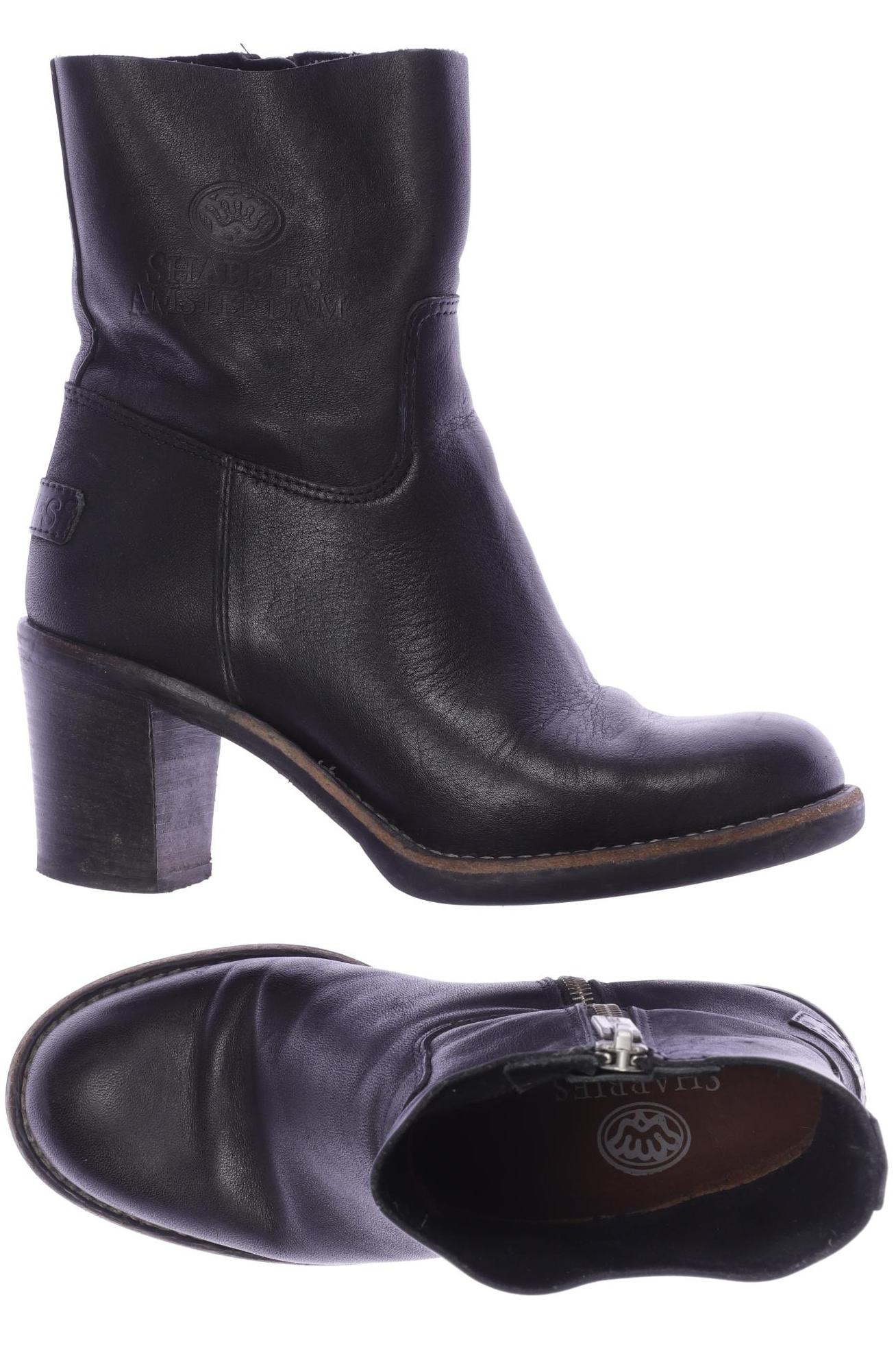 

Shabbies Amsterdam Damen Stiefelette, schwarz, Gr. 36