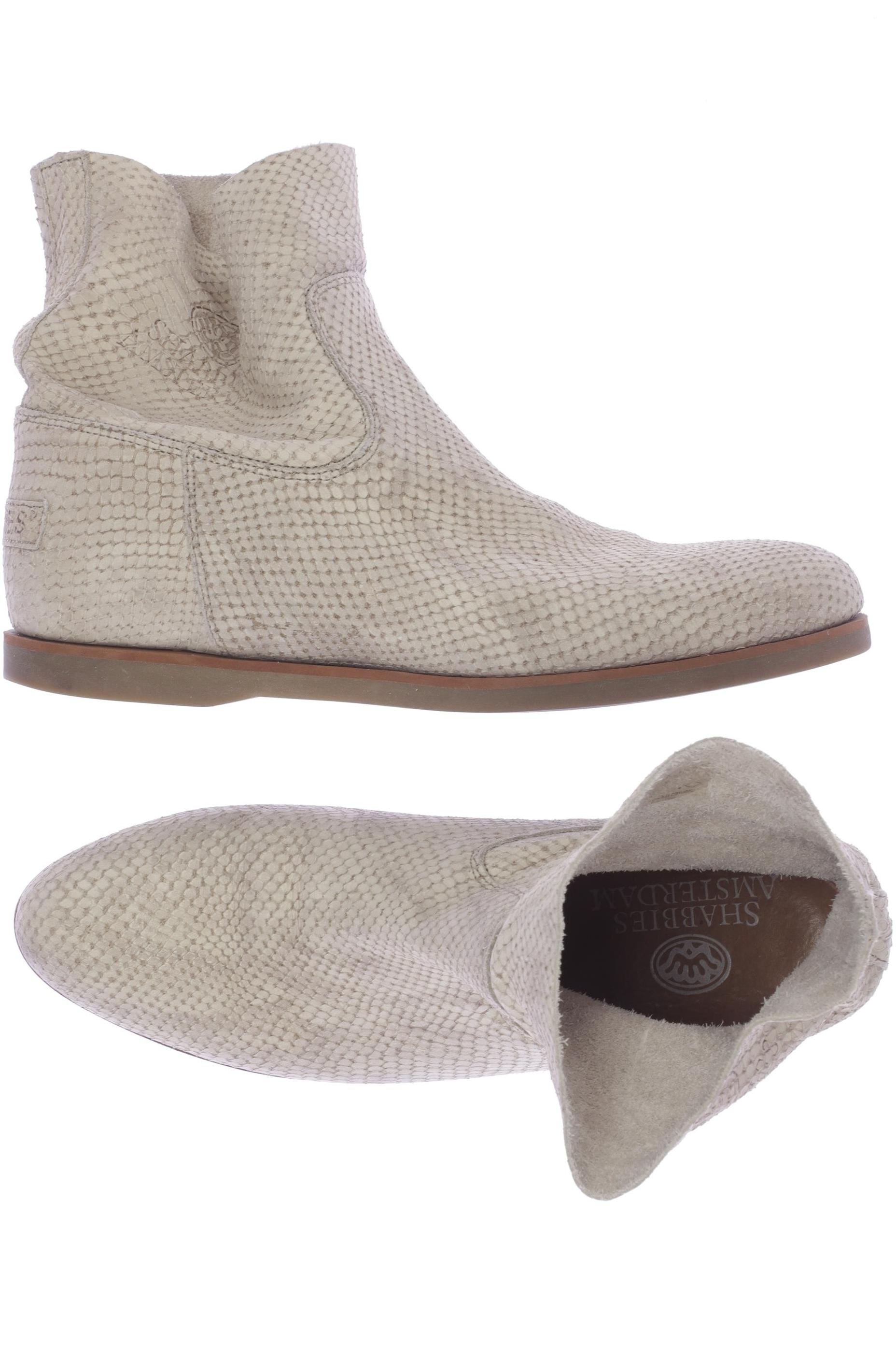 

Shabbies Amsterdam Damen Stiefelette, beige, Gr. 40