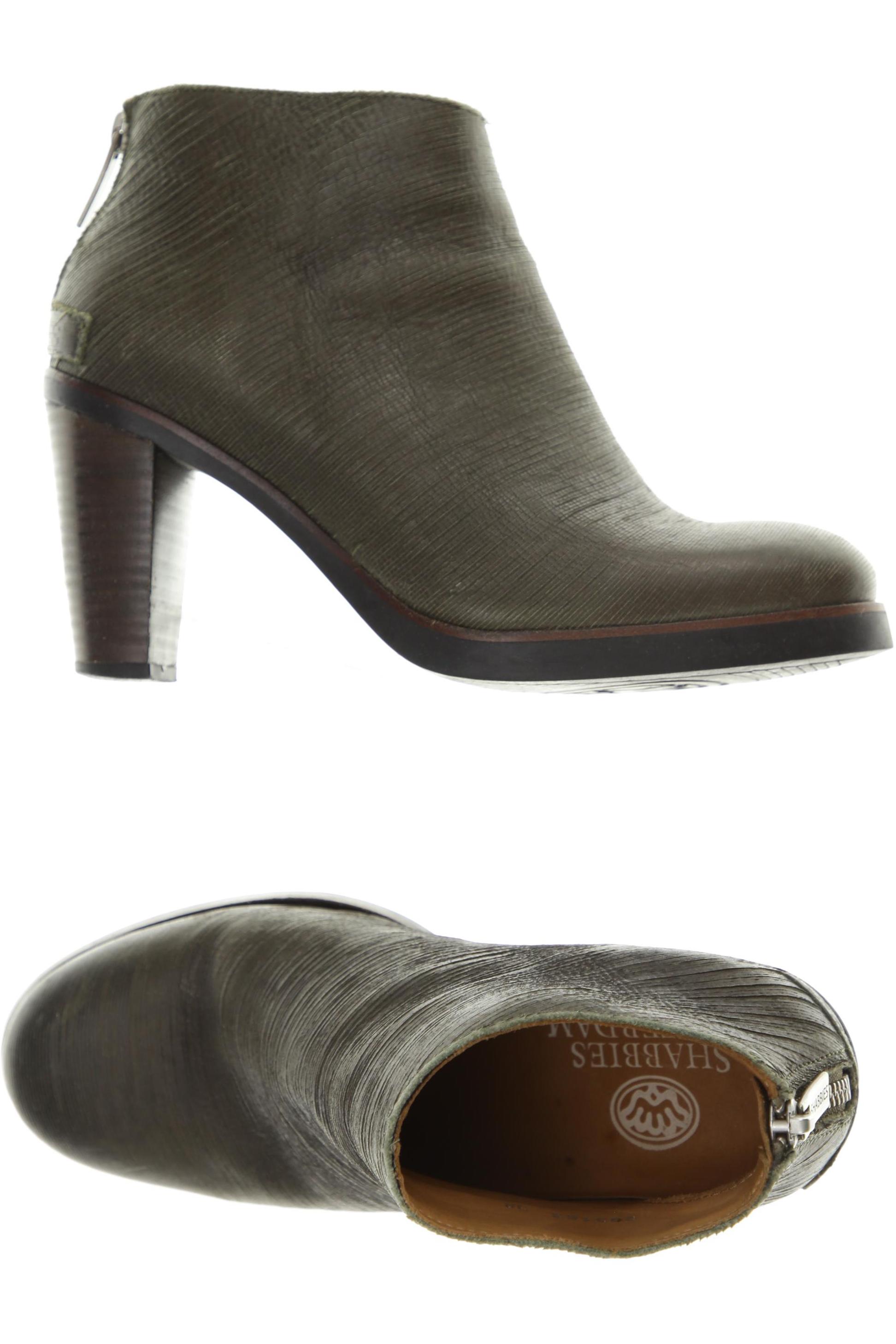 

Shabbies Amsterdam Damen Stiefelette, grün, Gr. 38