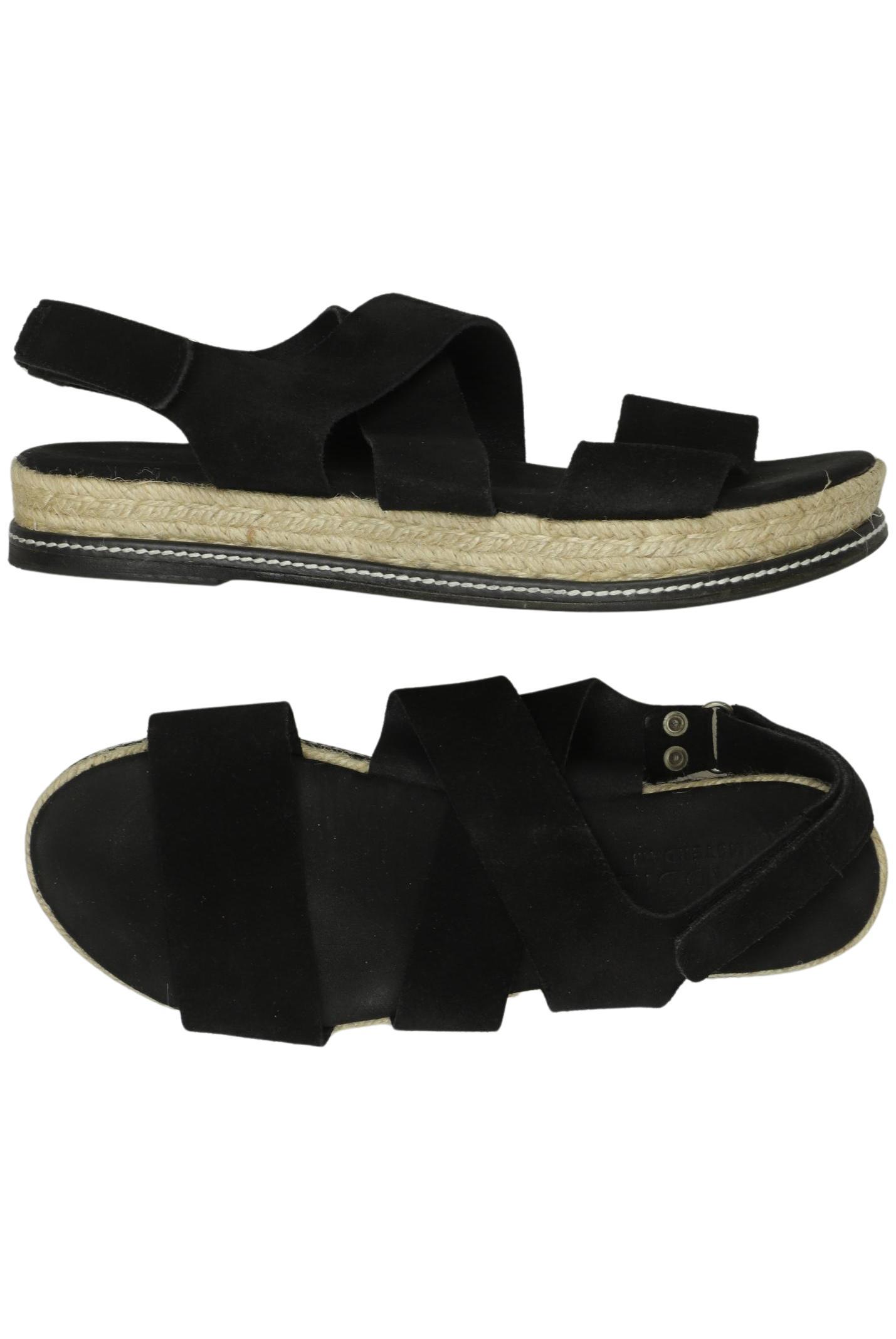 

Shabbies Amsterdam Damen Sandale, schwarz, Gr. 39.5