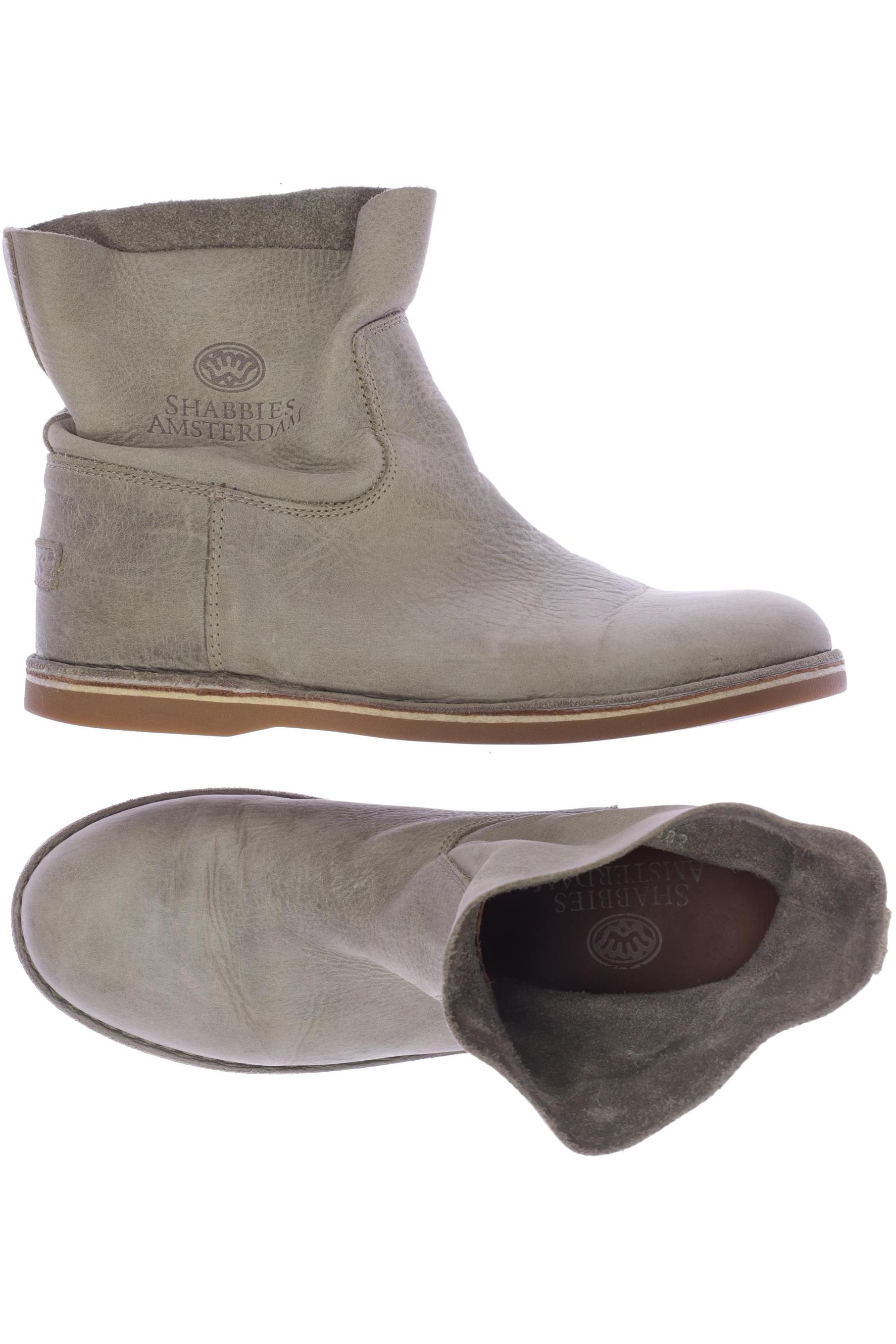 

Shabbies Amsterdam Damen Stiefelette, grün, Gr. 40