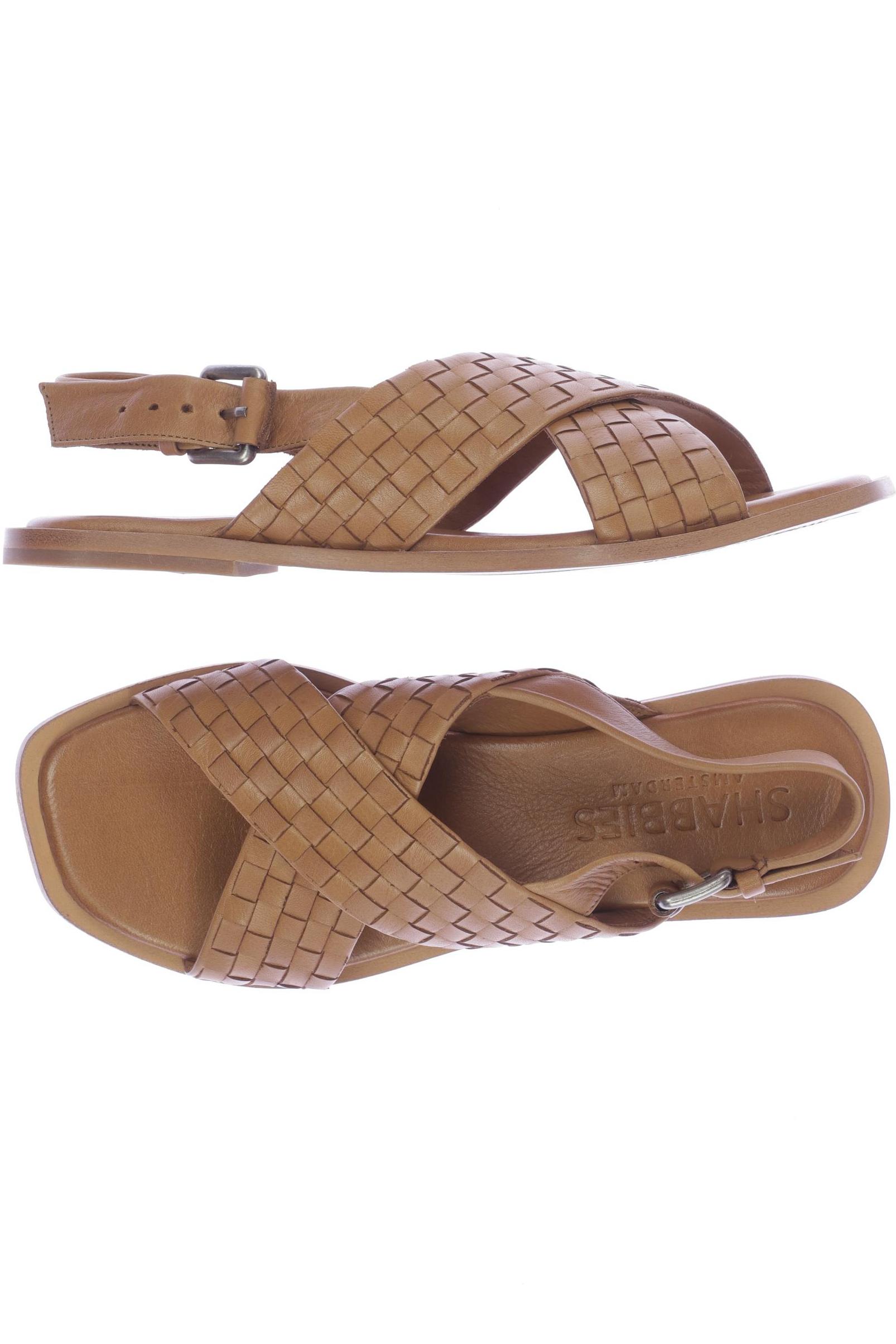 

Shabbies Amsterdam Damen Sandale, braun, Gr. 39