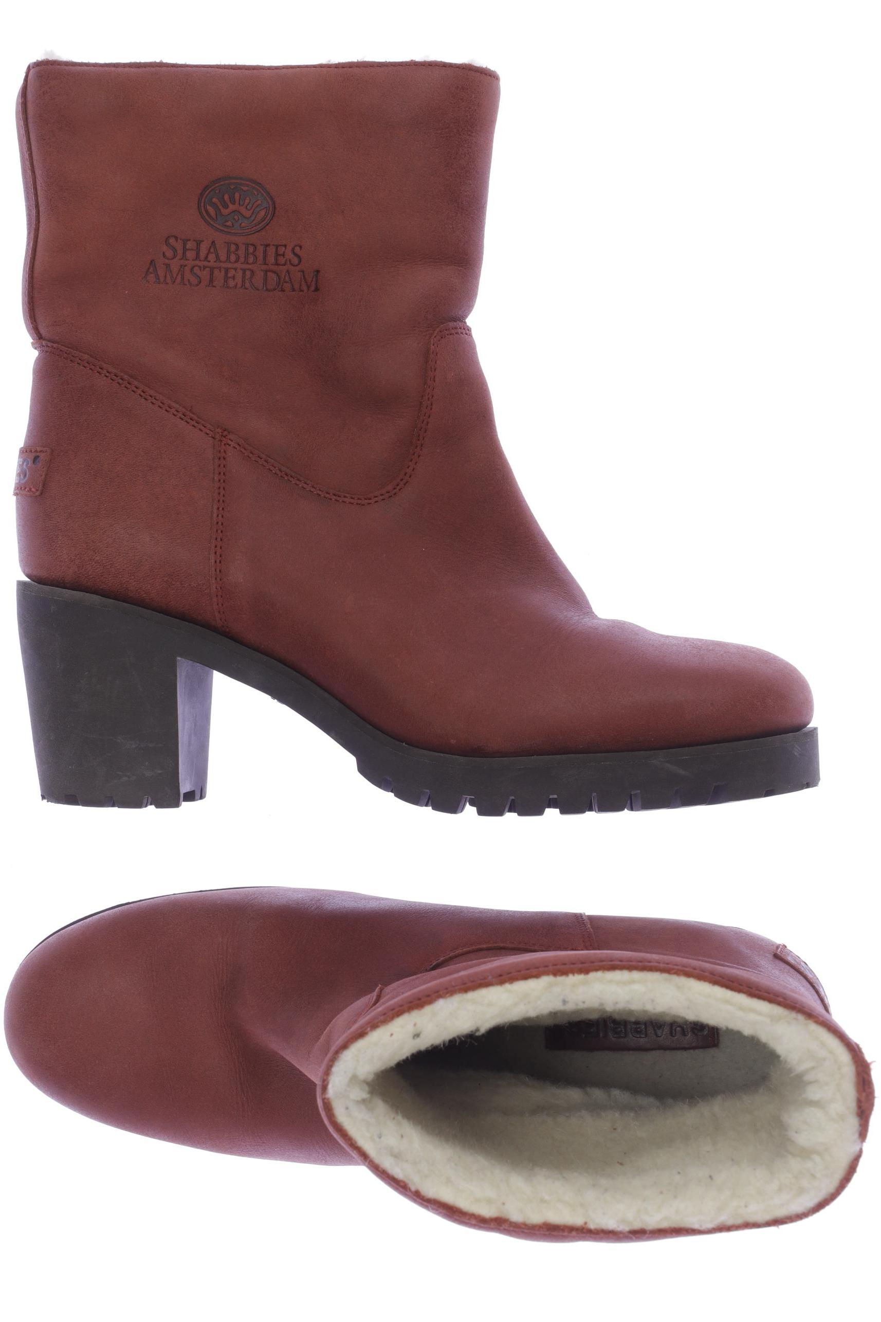 

Shabbies Amsterdam Damen Stiefelette, rot, Gr. 41