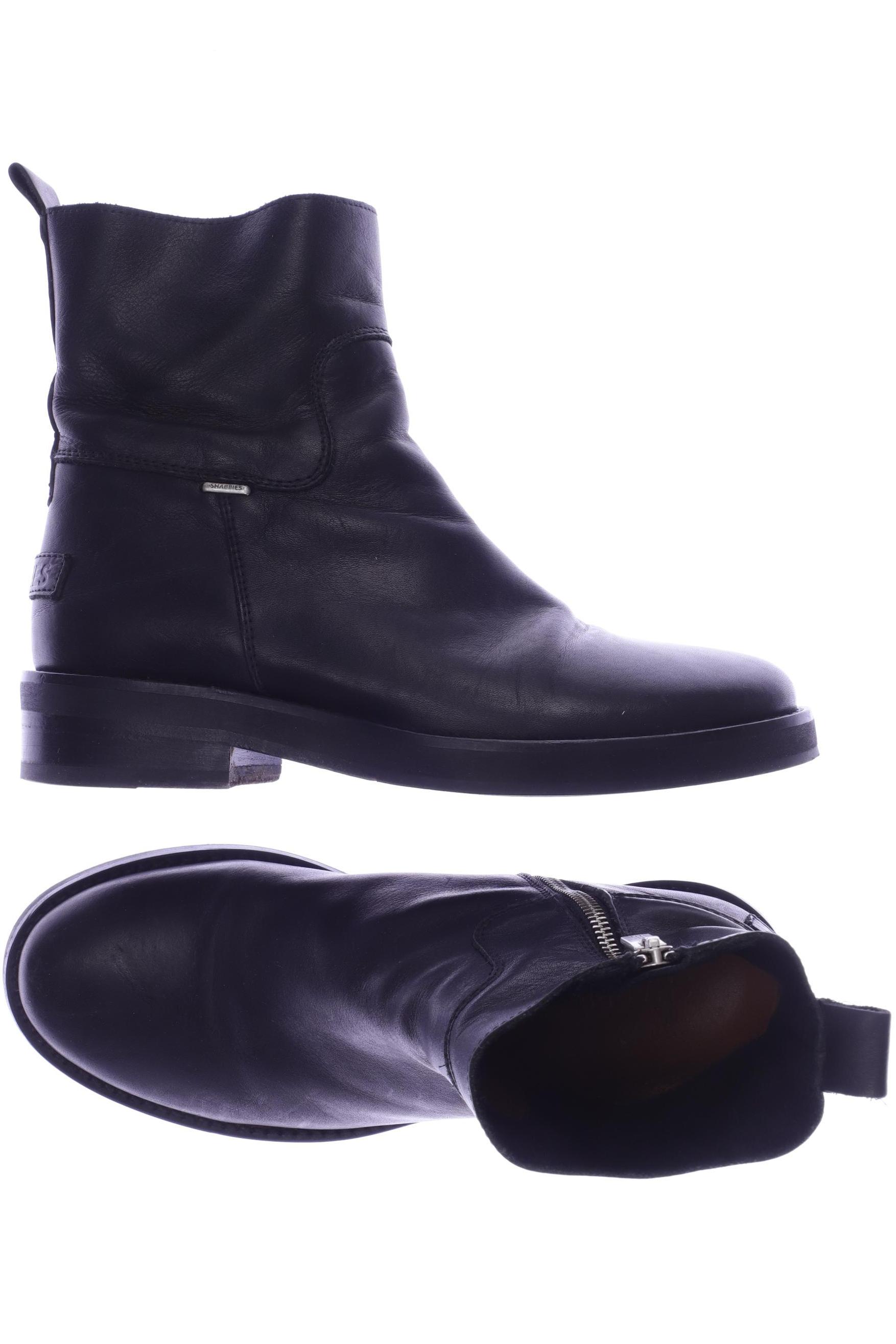 

Shabbies Amsterdam Damen Stiefelette, schwarz, Gr. 38.5