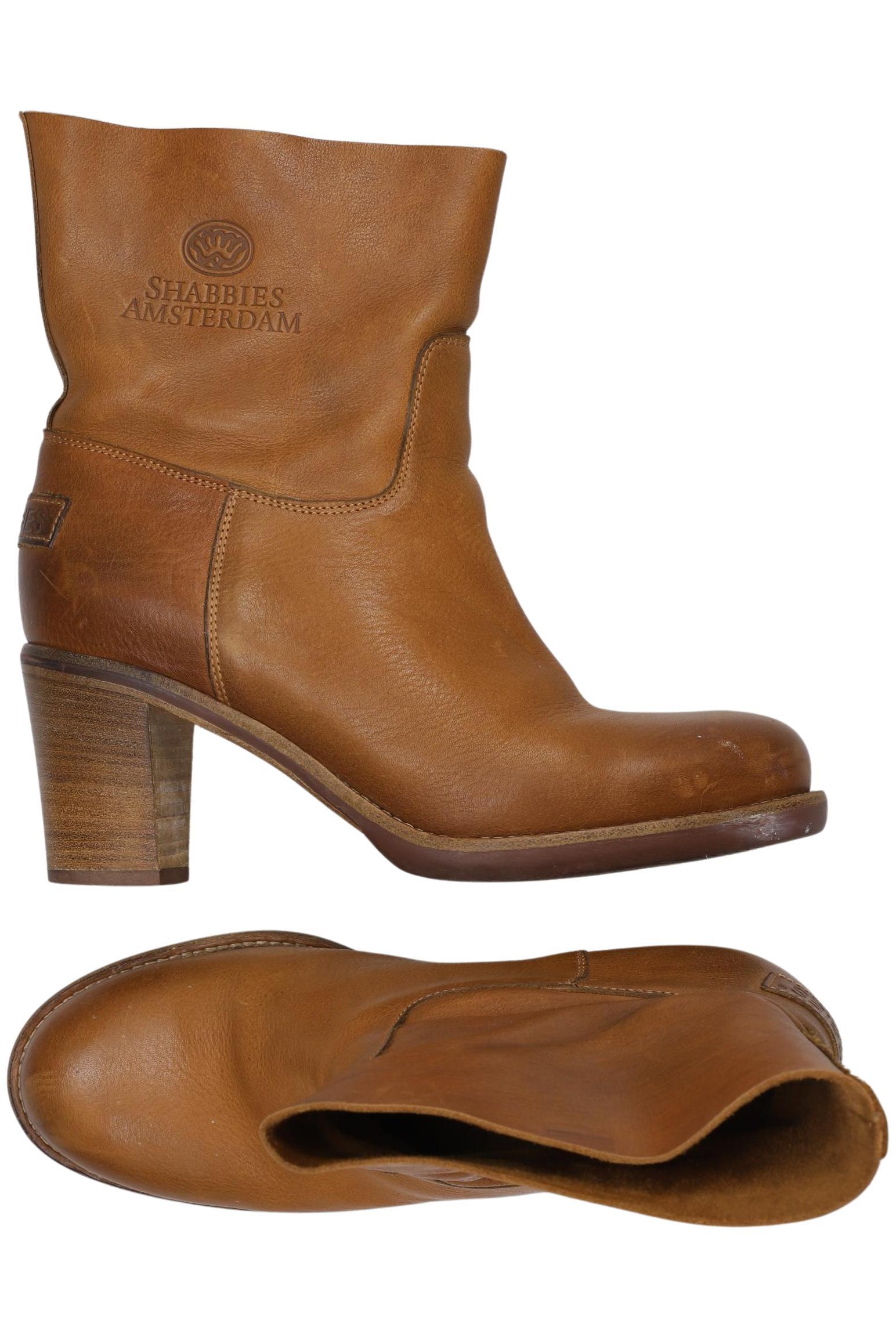 

Shabbies Amsterdam Damen Stiefelette, orange, Gr. 41