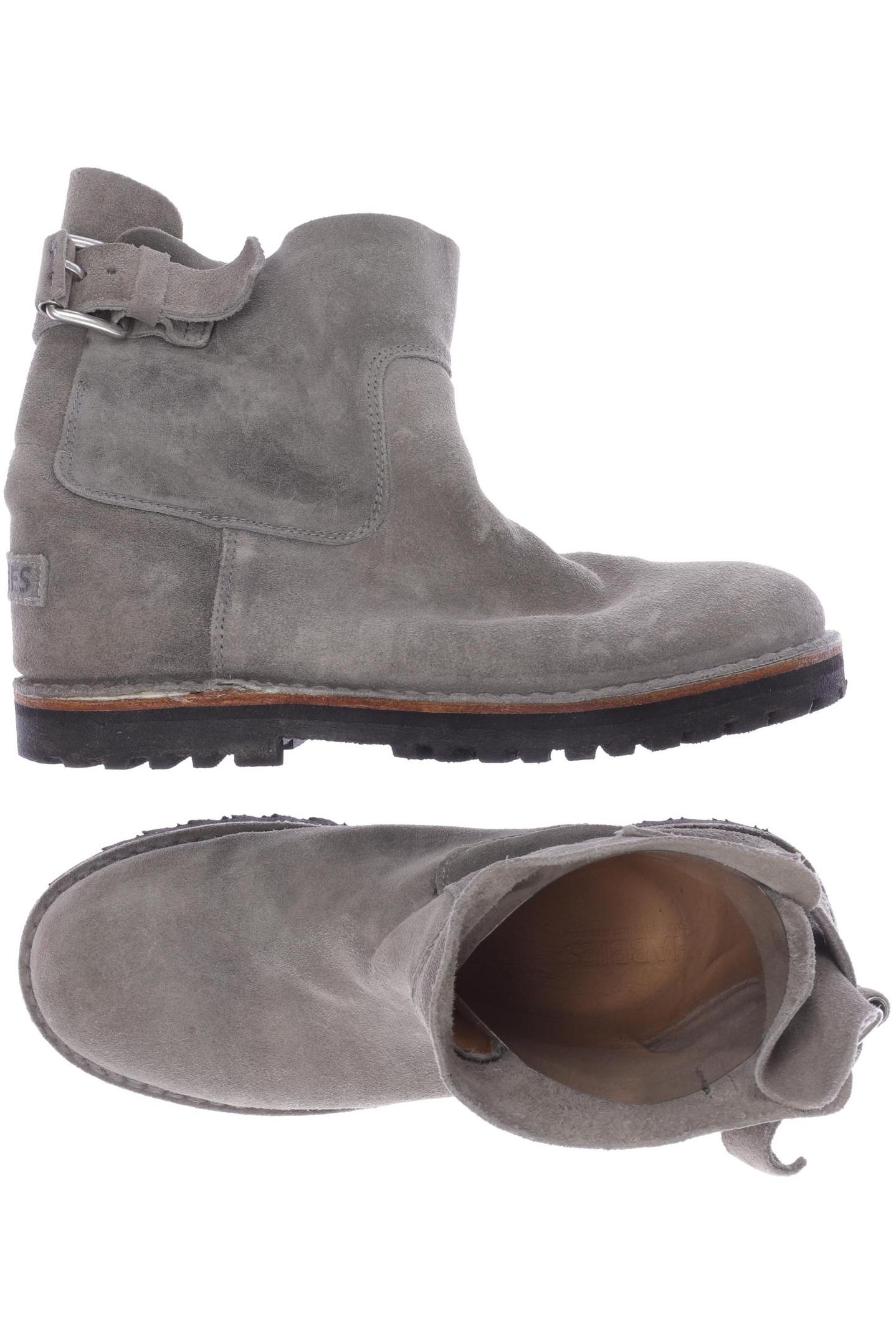 

Shabbies Amsterdam Damen Stiefelette, grau