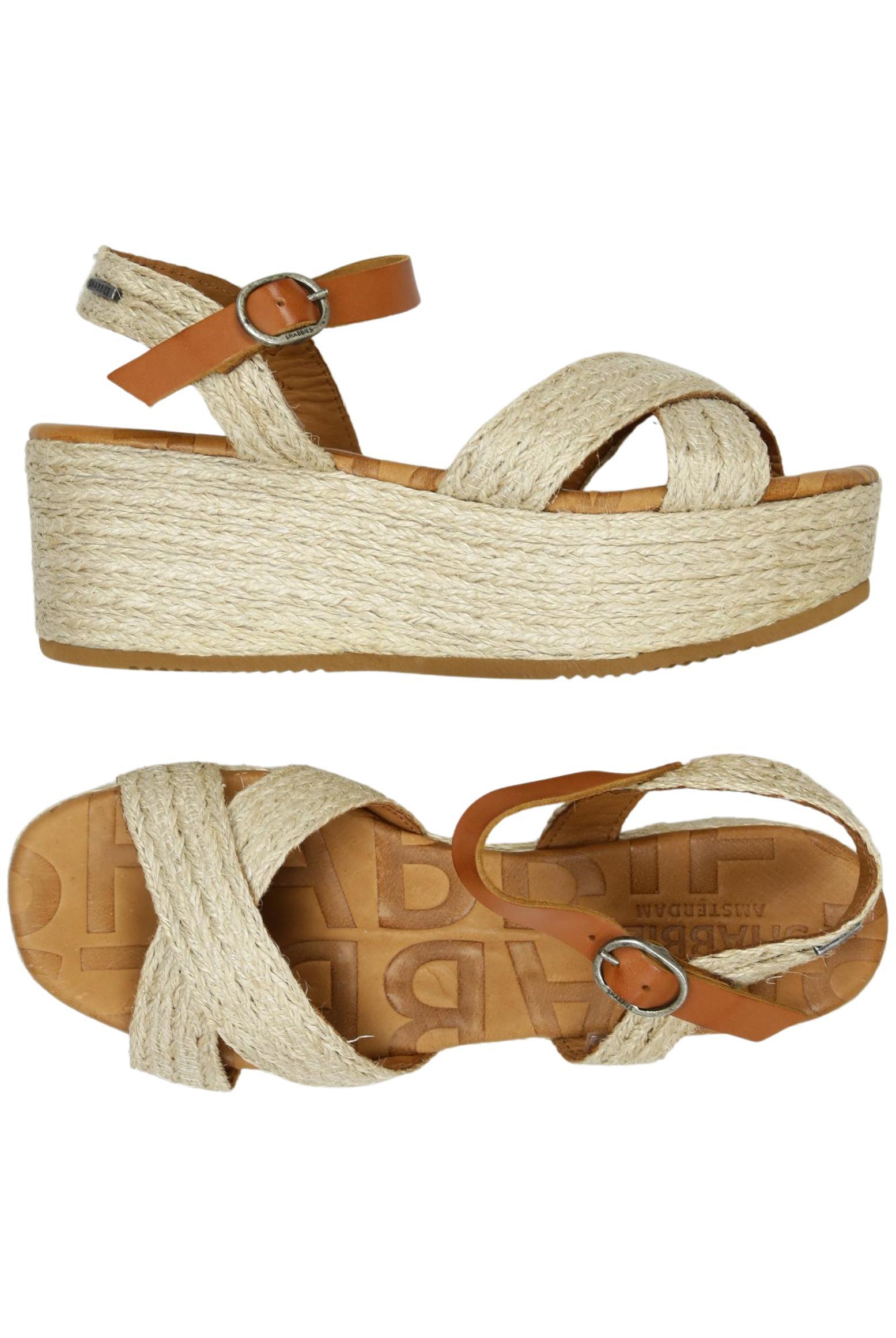 

Shabbies Amsterdam Damen Sandale, beige, Gr. 39