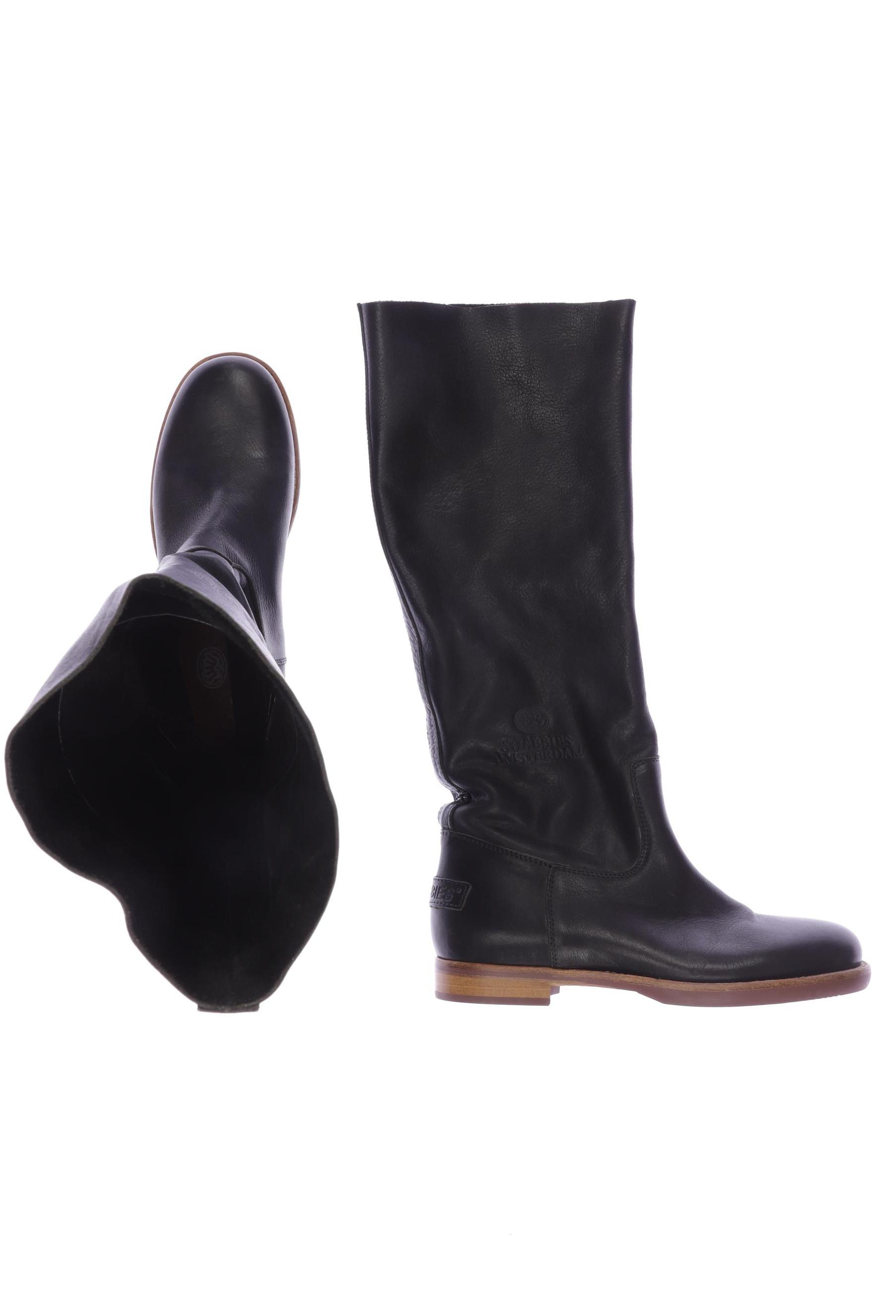 

Shabbies Amsterdam Damen Stiefel, schwarz
