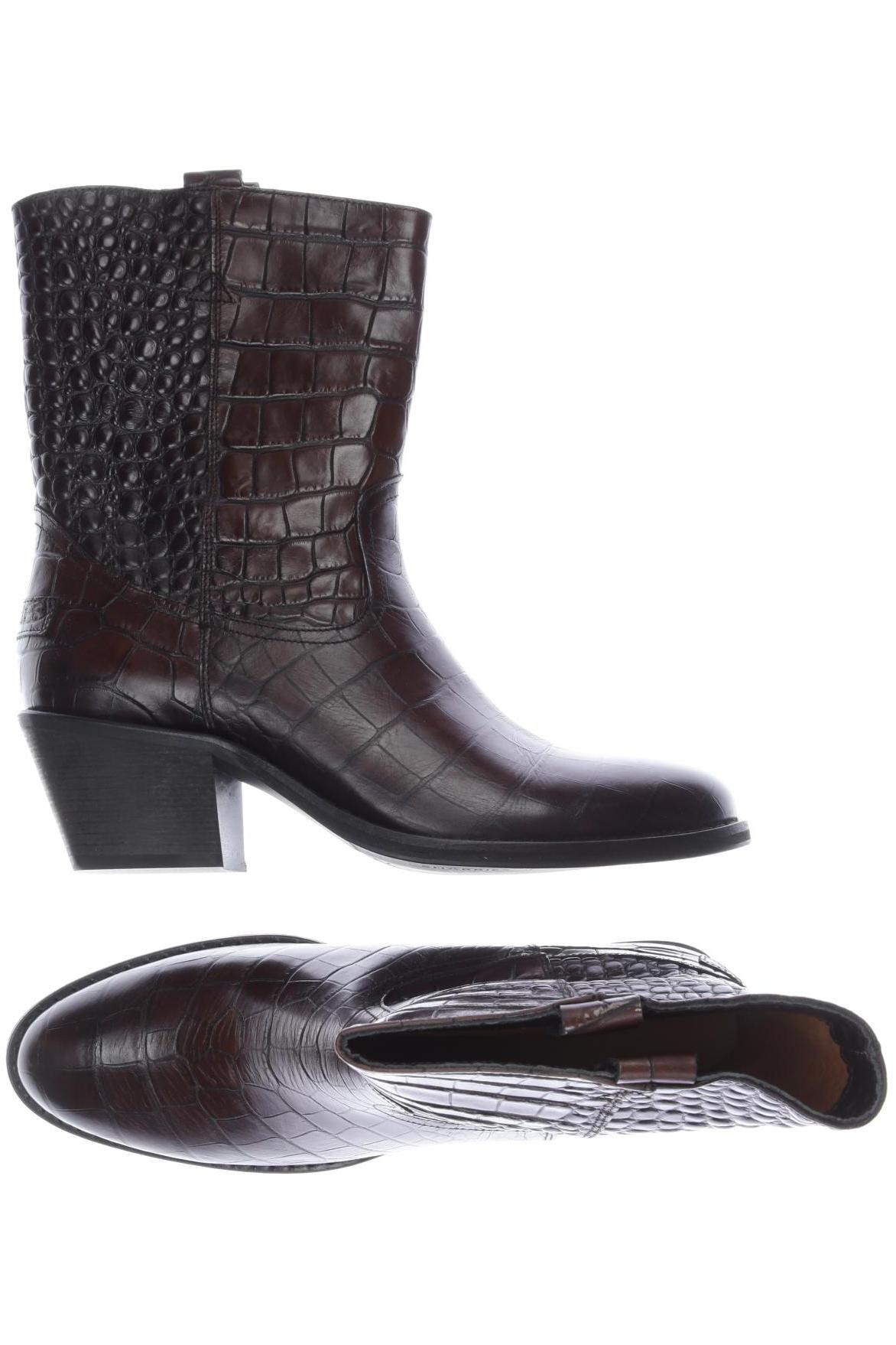 

Shabbies Amsterdam Damen Stiefelette, braun, Gr. 42