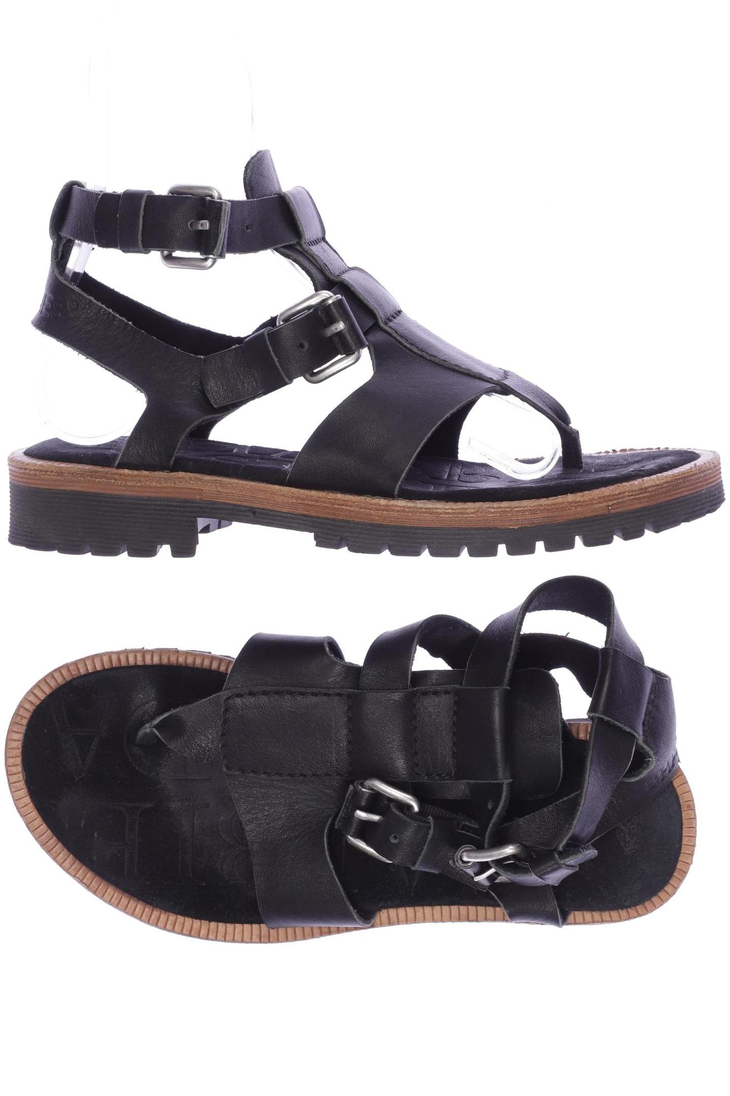 

Shabbies Amsterdam Damen Sandale, schwarz, Gr. 37