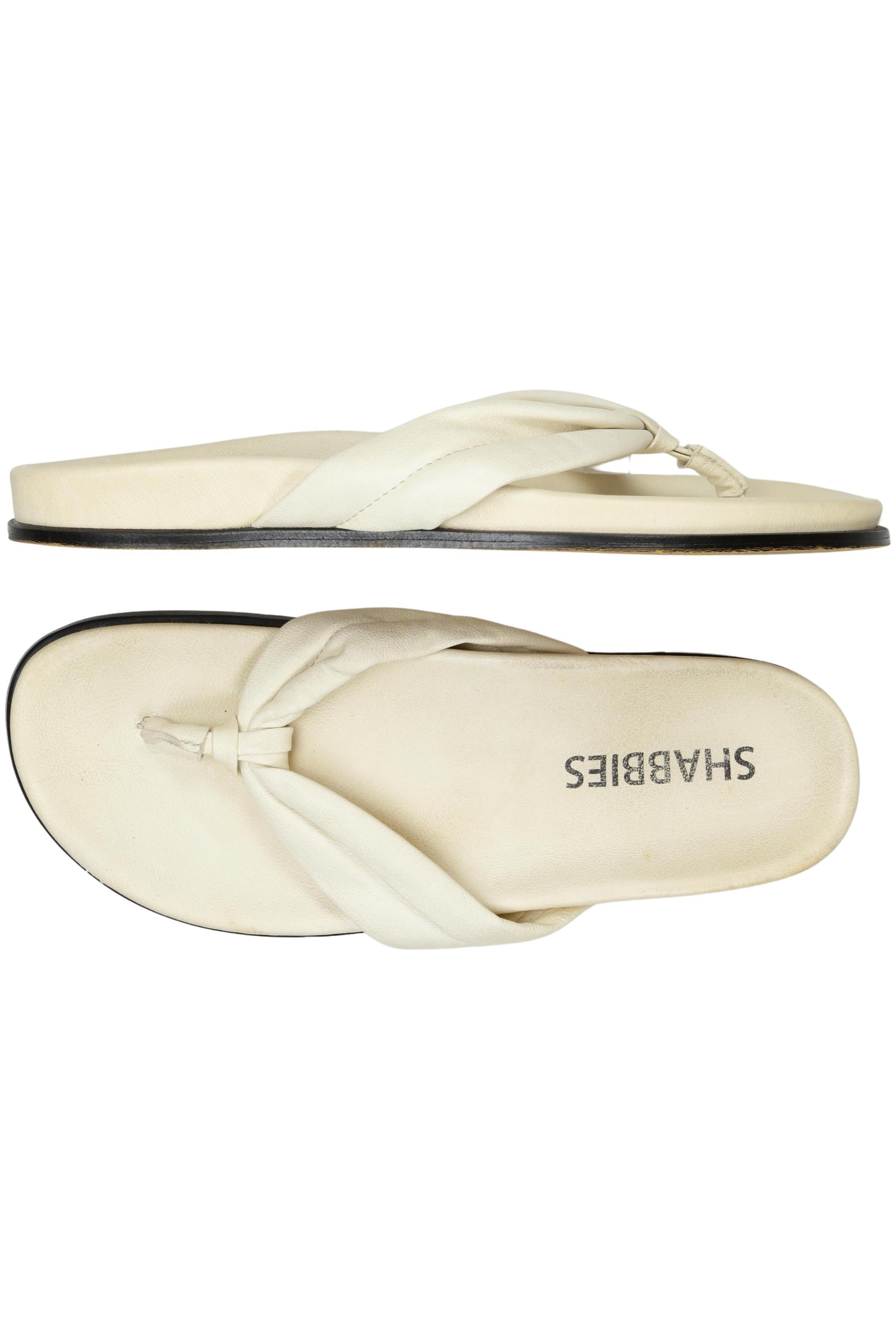 

Shabbies Amsterdam Damen Sandale, cremeweiß, Gr. 42