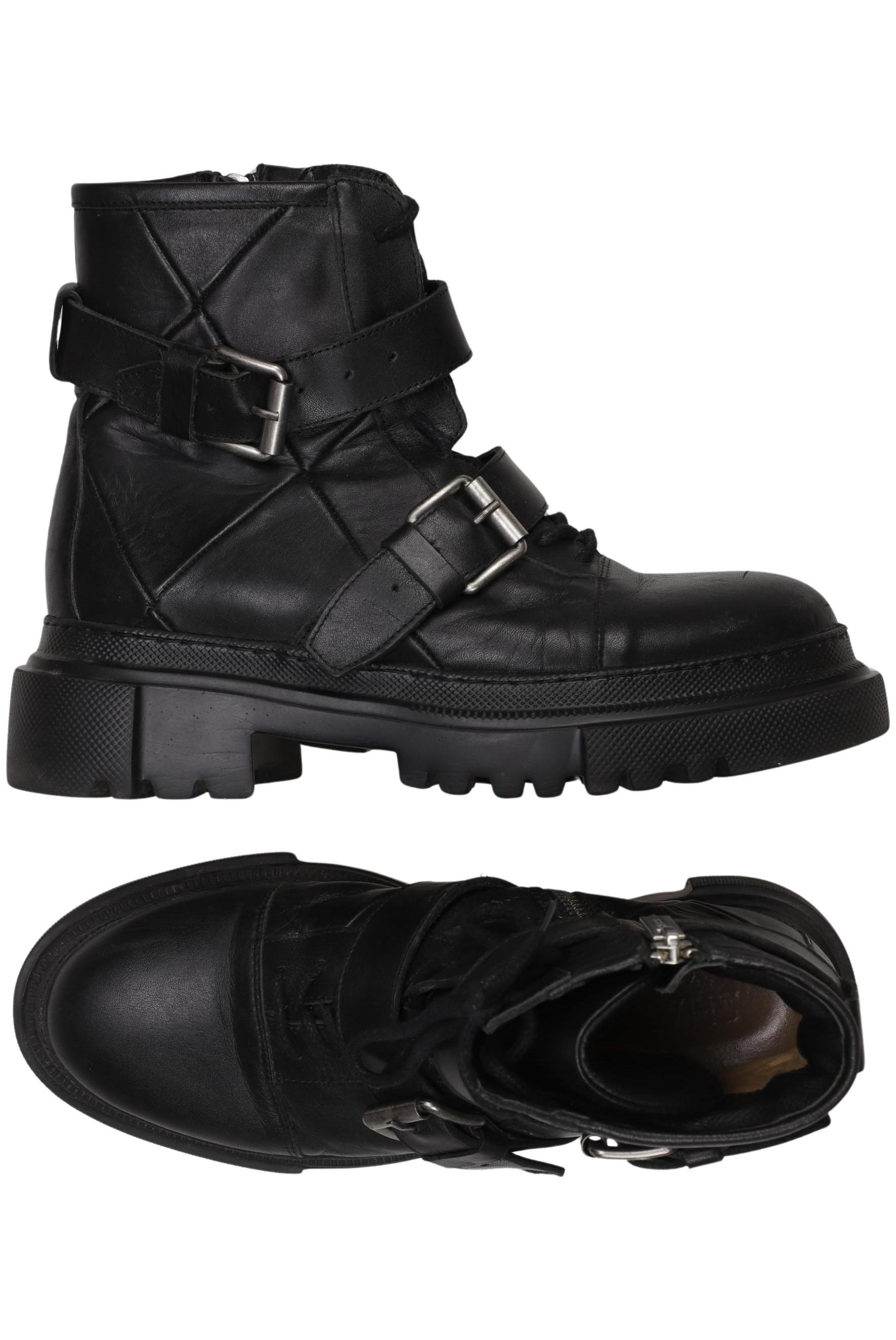 

Shabbies Amsterdam Damen Stiefelette, schwarz, Gr. 39