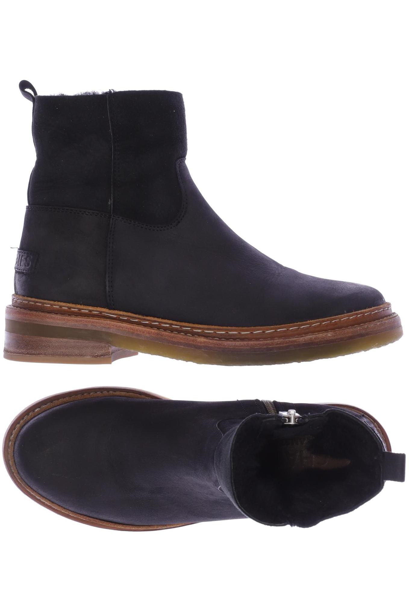 

Shabbies Amsterdam Damen Stiefelette, schwarz, Gr. 36