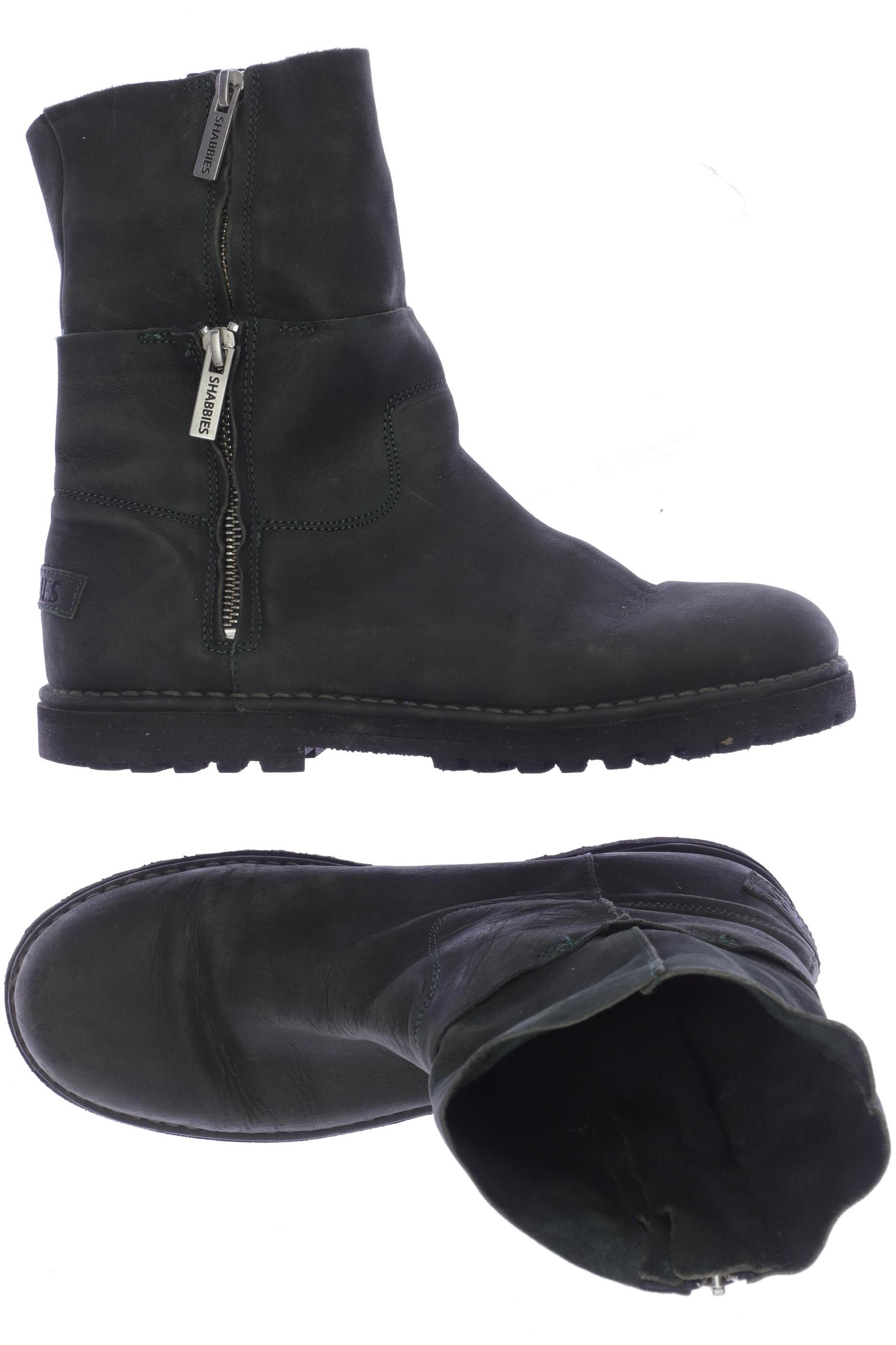 

Shabbies Amsterdam Damen Stiefelette, grün, Gr. 39