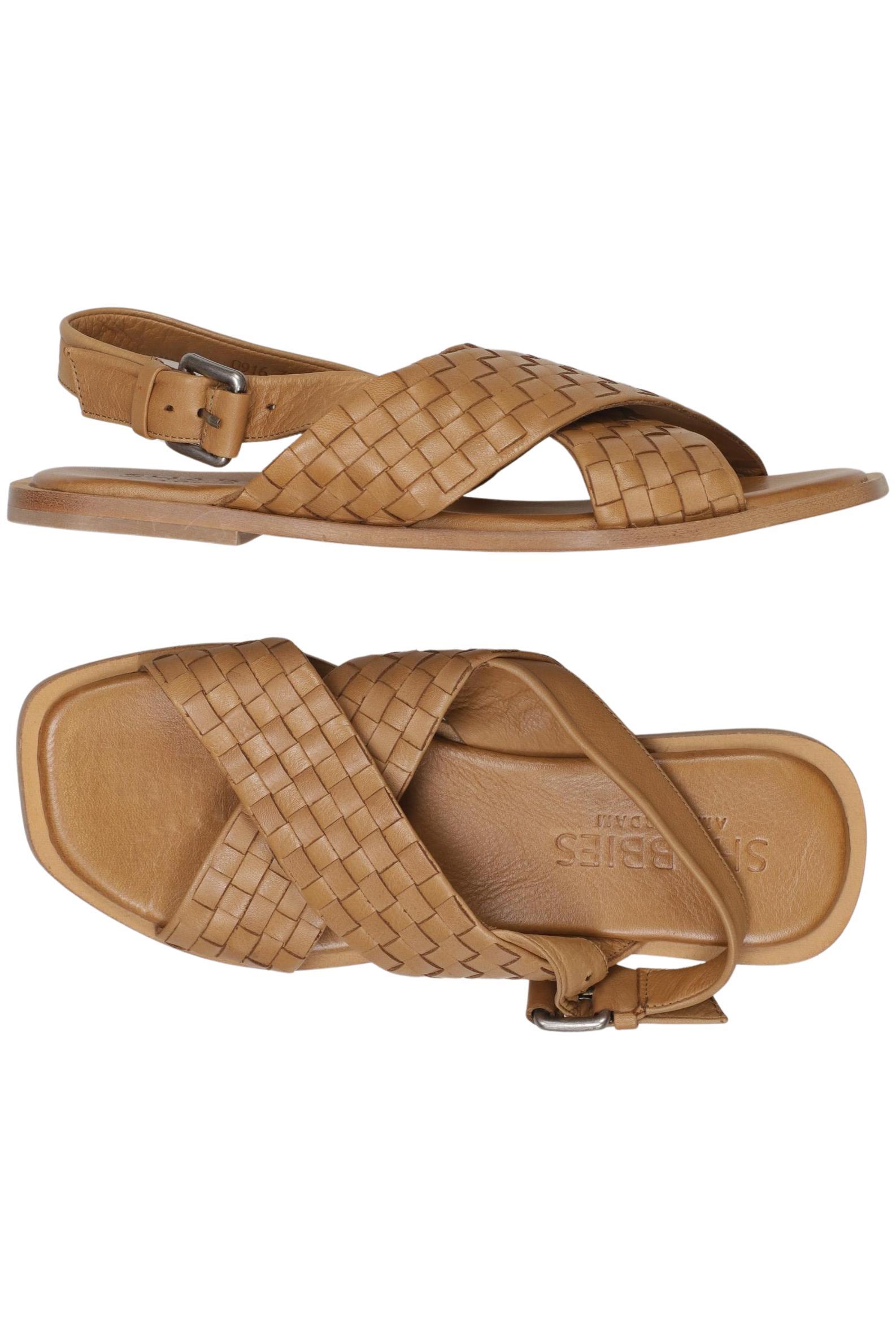 

Shabbies Amsterdam Damen Sandale, braun, Gr. 39