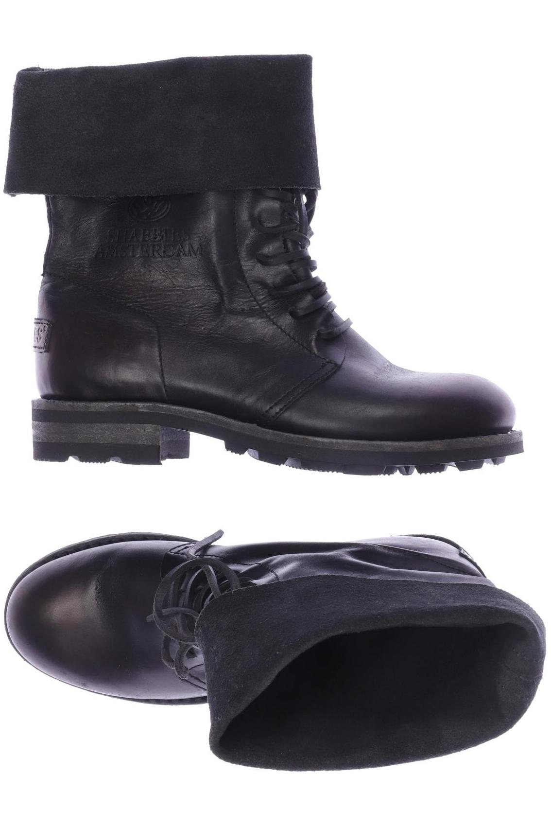 

Shabbies Amsterdam Damen Stiefelette, schwarz
