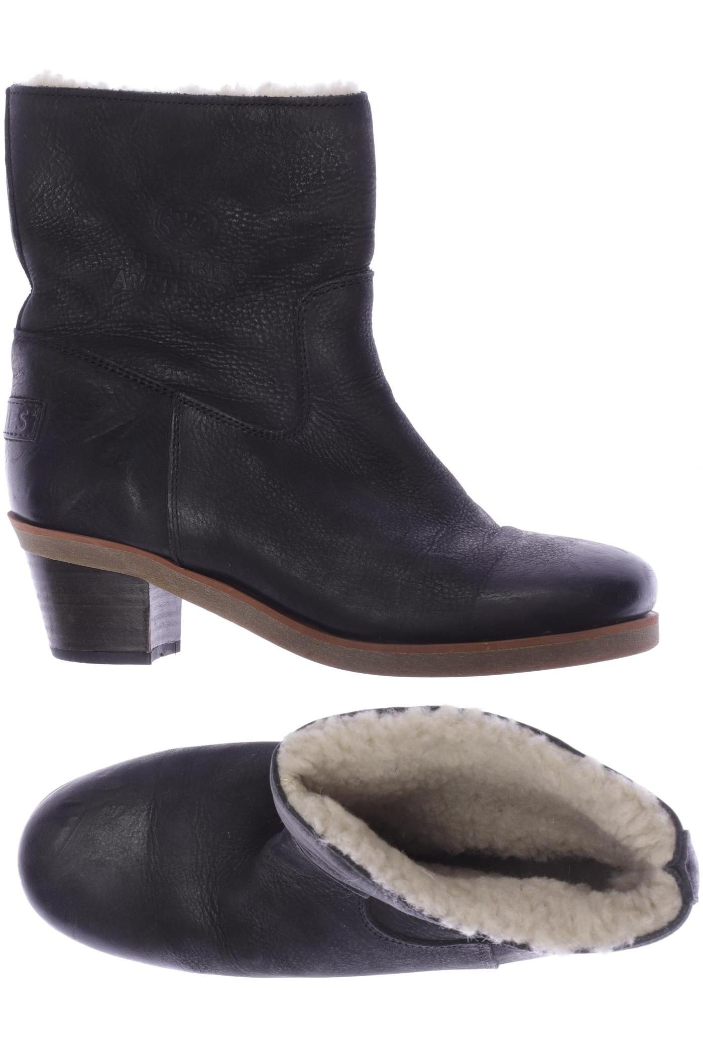 

Shabbies Amsterdam Damen Stiefelette, schwarz, Gr. 37