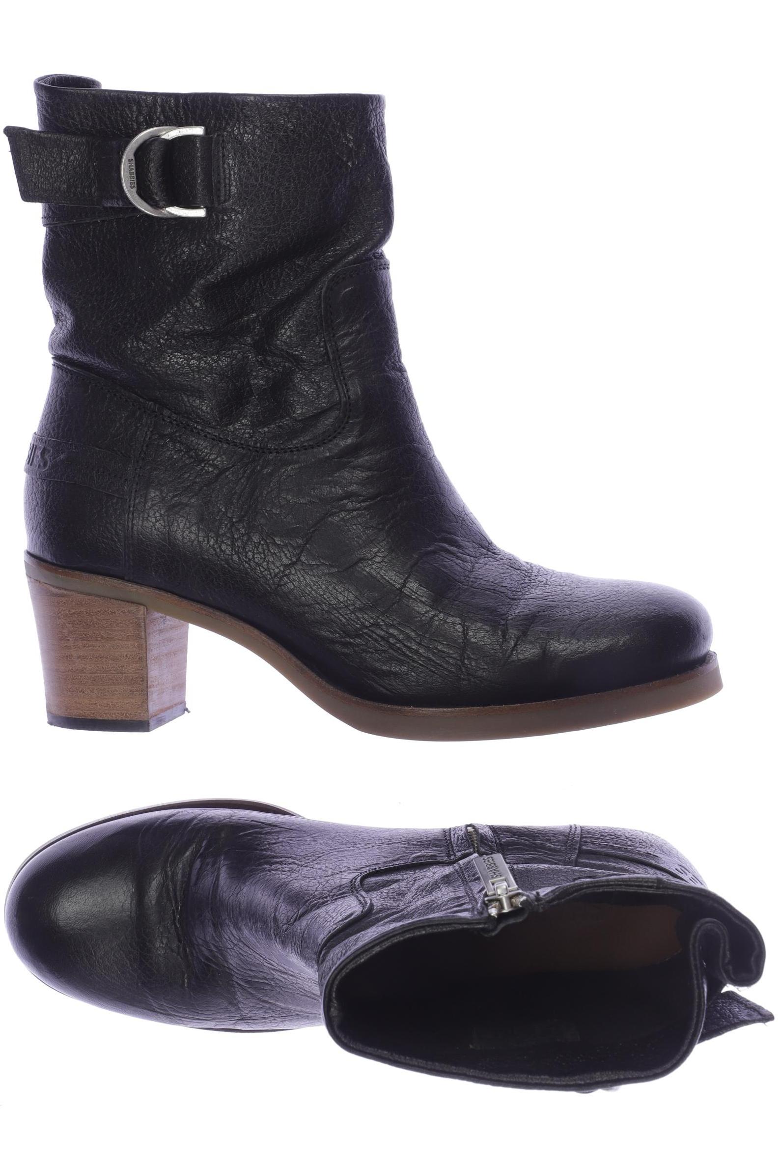 

Shabbies Amsterdam Damen Stiefelette, schwarz, Gr. 40