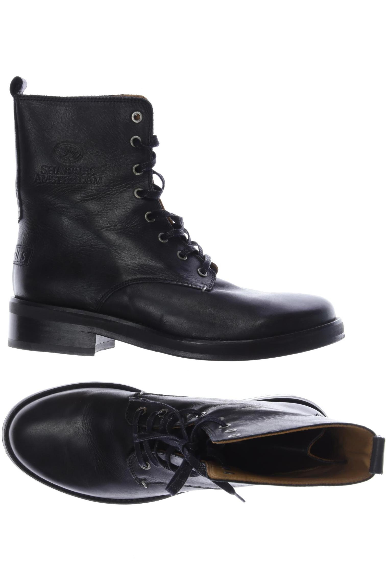 

Shabbies Amsterdam Damen Stiefelette, schwarz, Gr. 42