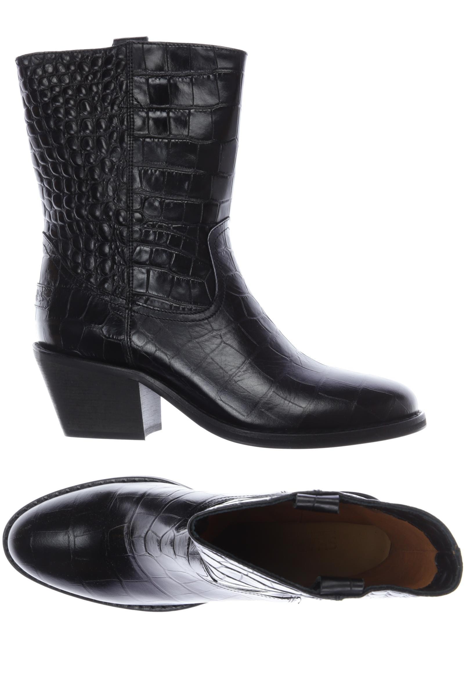 

Shabbies Amsterdam Damen Stiefelette, schwarz, Gr. 38