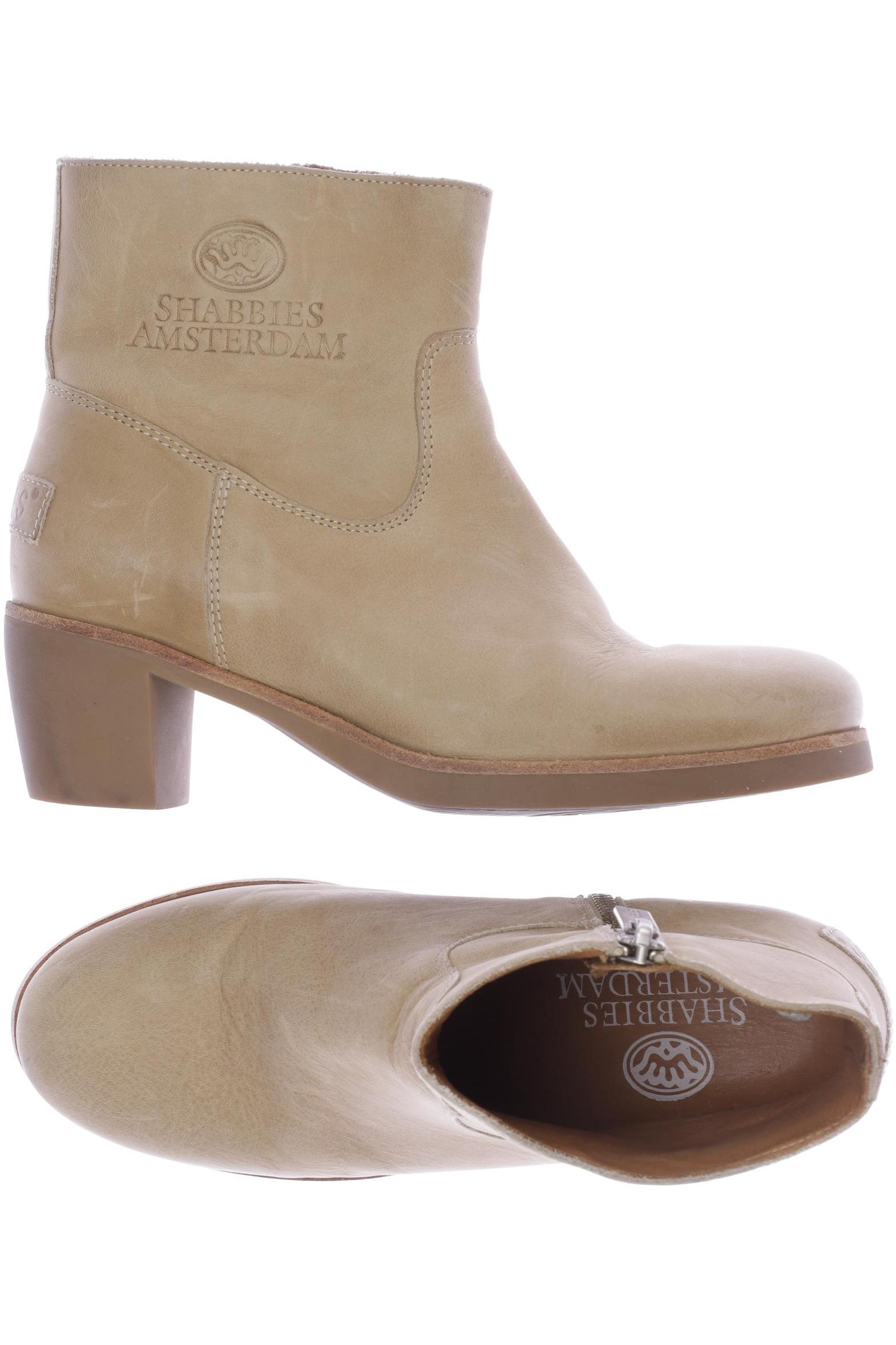 

Shabbies Amsterdam Damen Stiefelette, beige, Gr. 37