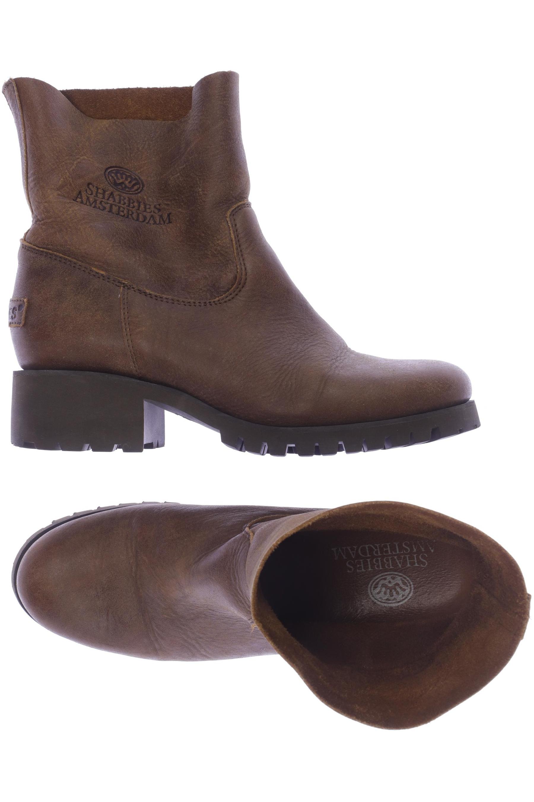 

Shabbies Amsterdam Damen Stiefelette, braun, Gr. 40