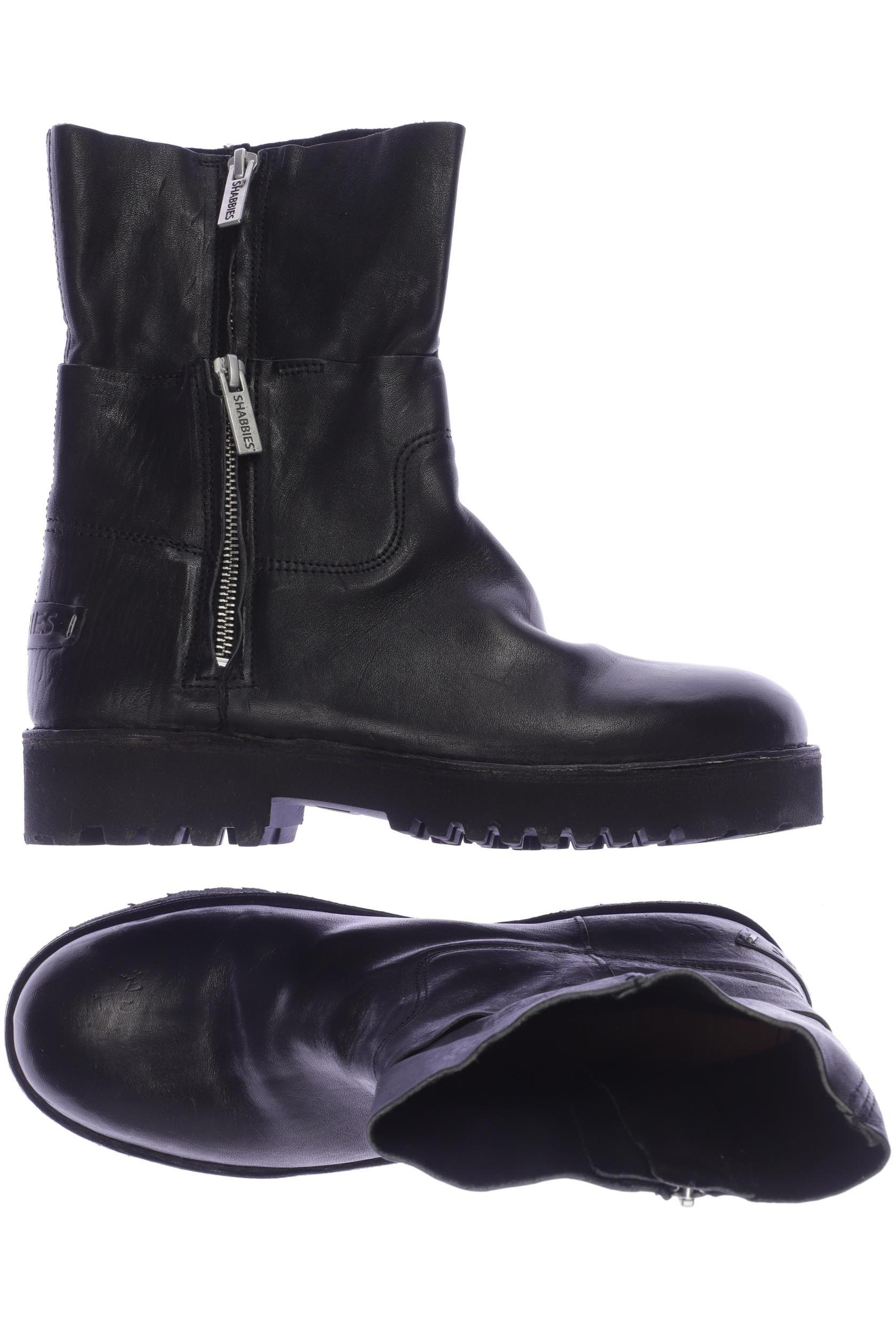 

Shabbies Amsterdam Damen Stiefelette, schwarz