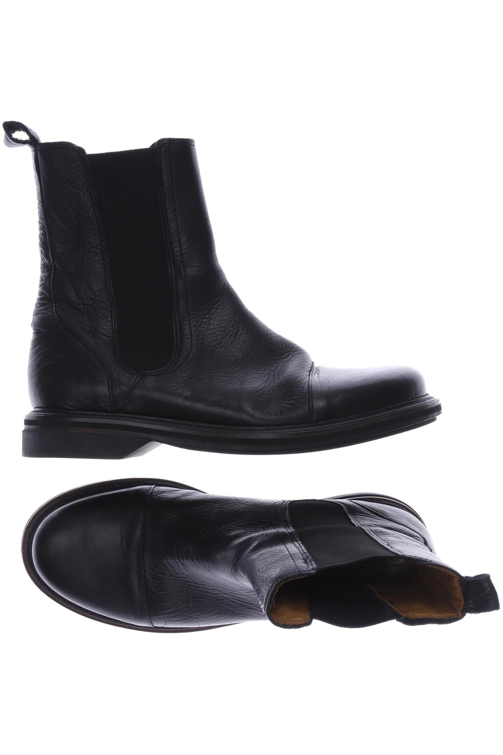 

Shabbies Amsterdam Damen Stiefelette, schwarz