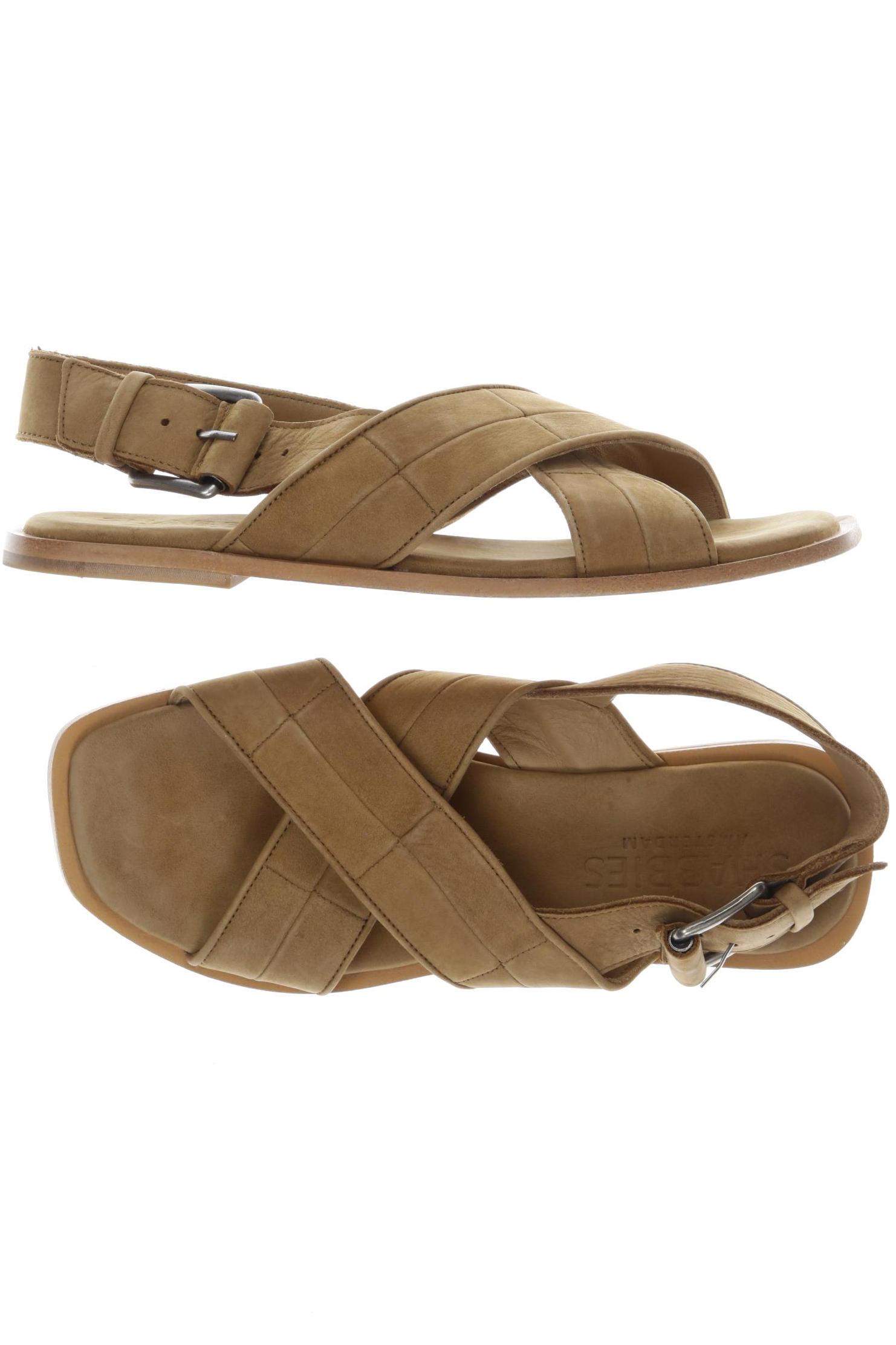 

Shabbies Amsterdam Damen Sandale, braun, Gr. 39
