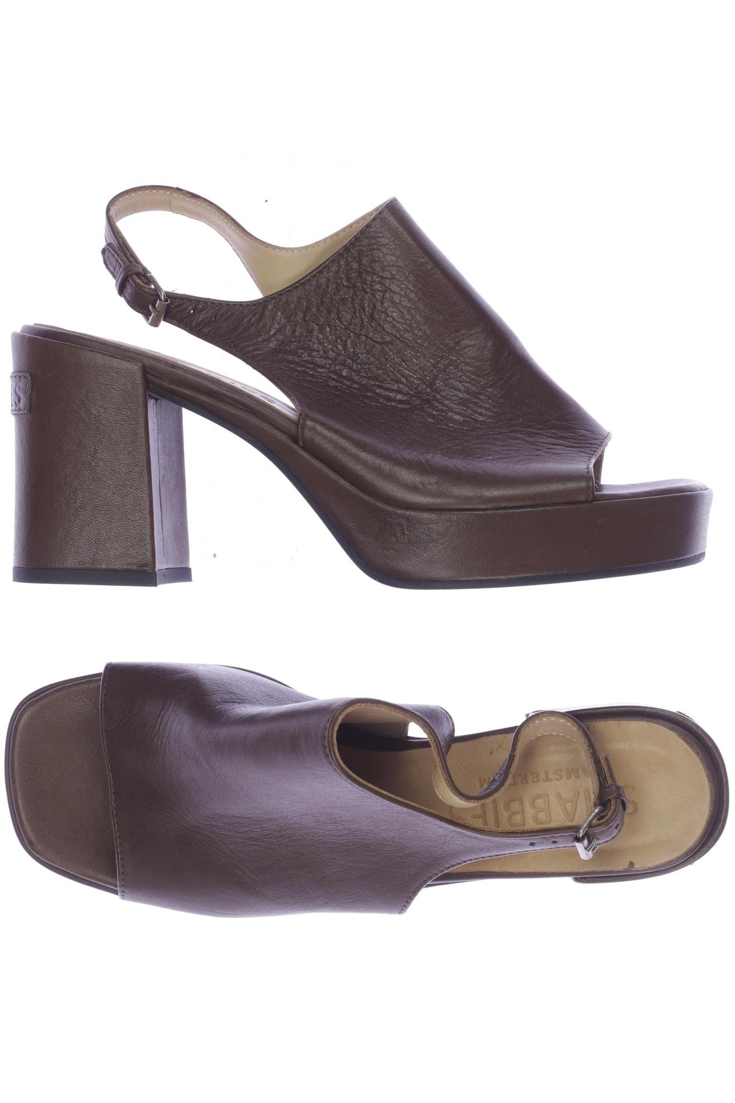 

Shabbies Amsterdam Damen Sandale, braun, Gr. 39