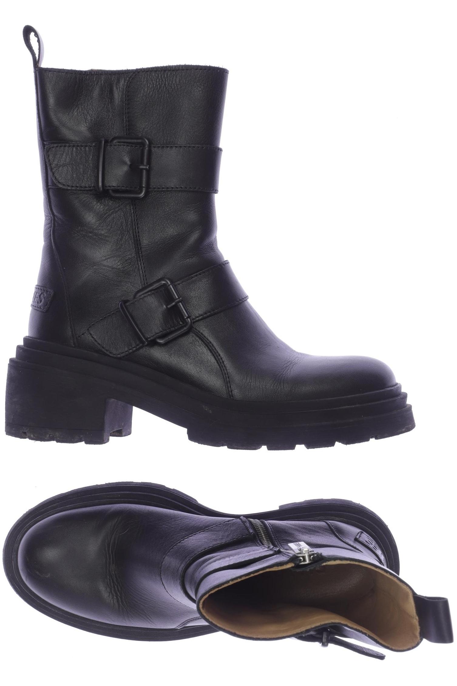 

Shabbies Amsterdam Damen Stiefelette, schwarz, Gr. 38