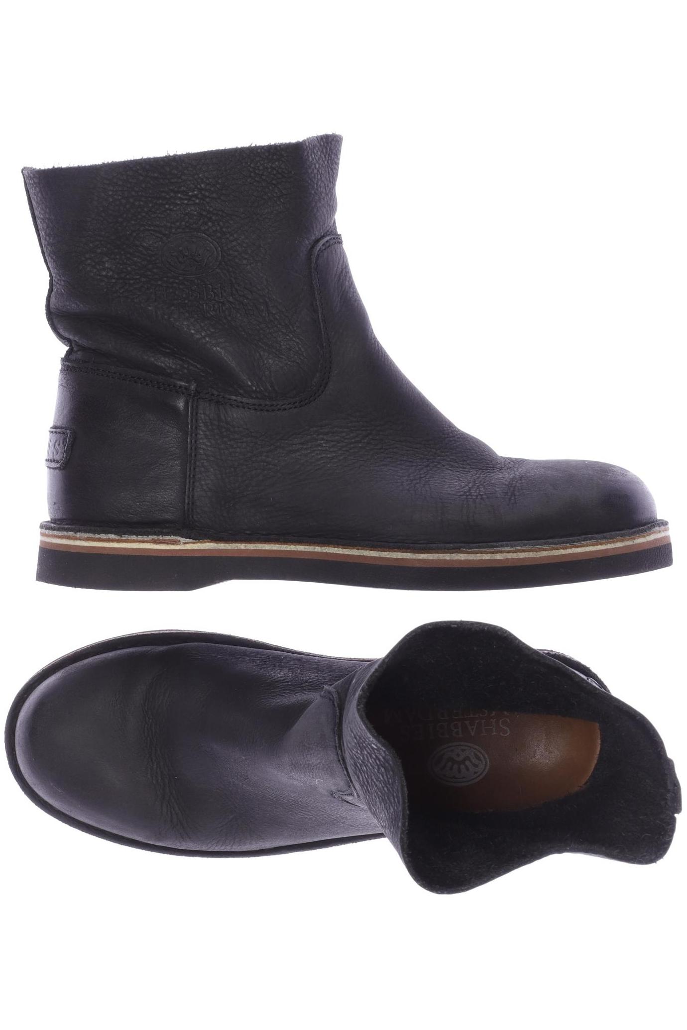 

Shabbies Amsterdam Damen Stiefelette, schwarz