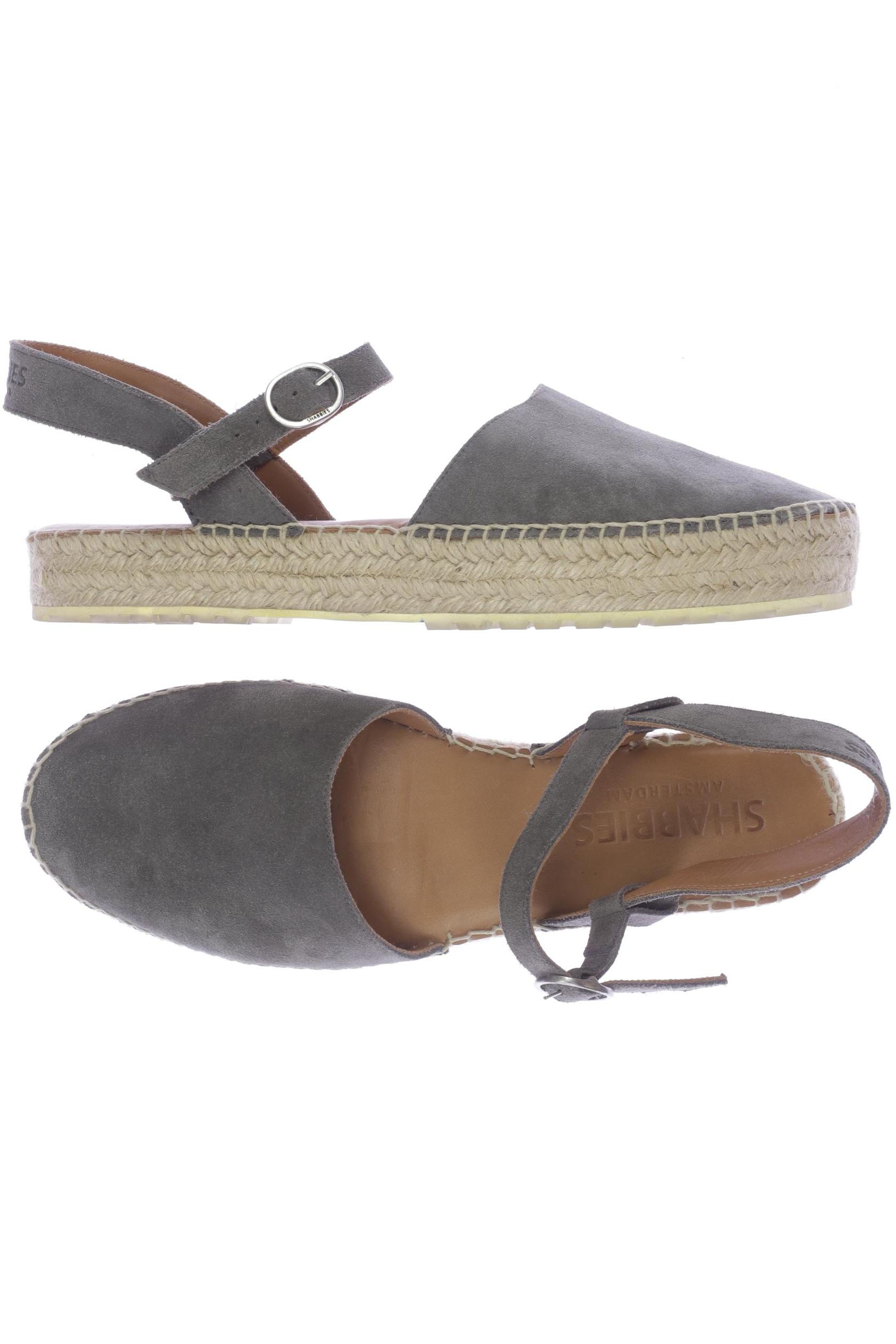 

Shabbies Amsterdam Damen Sandale, grau, Gr. 42